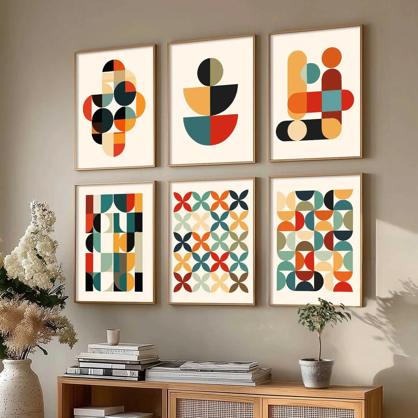 Wall Art Framed Wall Art Prints | Set of 6 | Home Decor