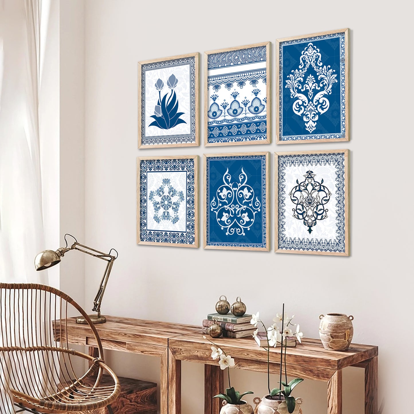 Traditional Wall Art Prints with Frame for Wall Decor