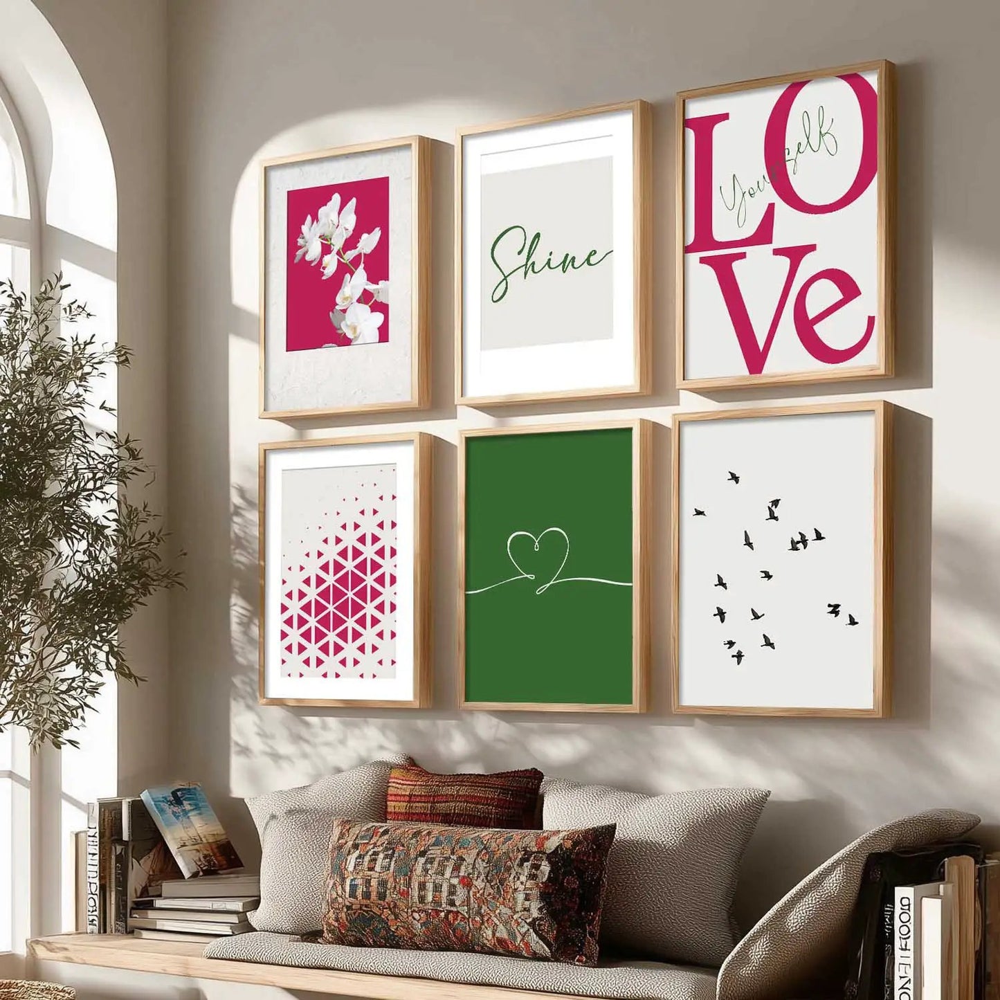 Modern Wall Art For Wall And Home Decor Poster With Frame