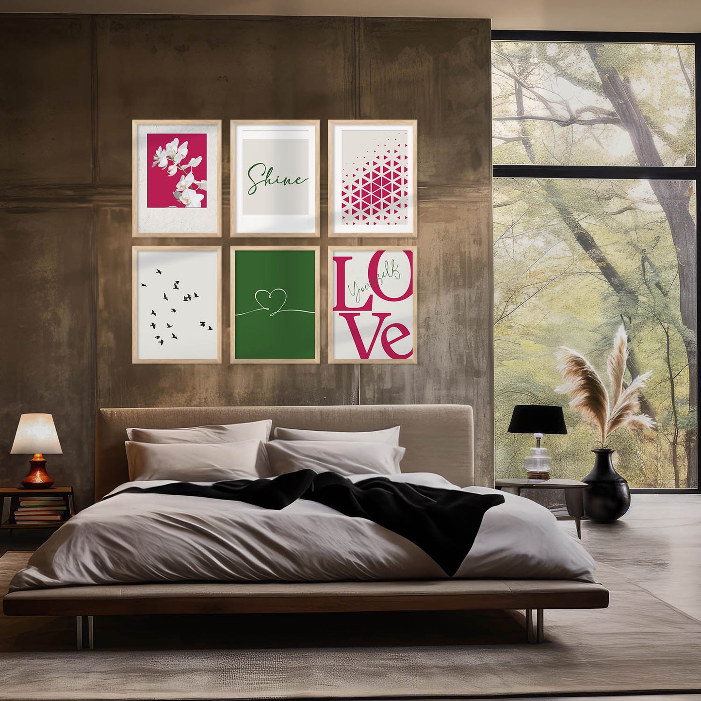 Modern Wall Art For Wall And Home Decor Poster With Frame