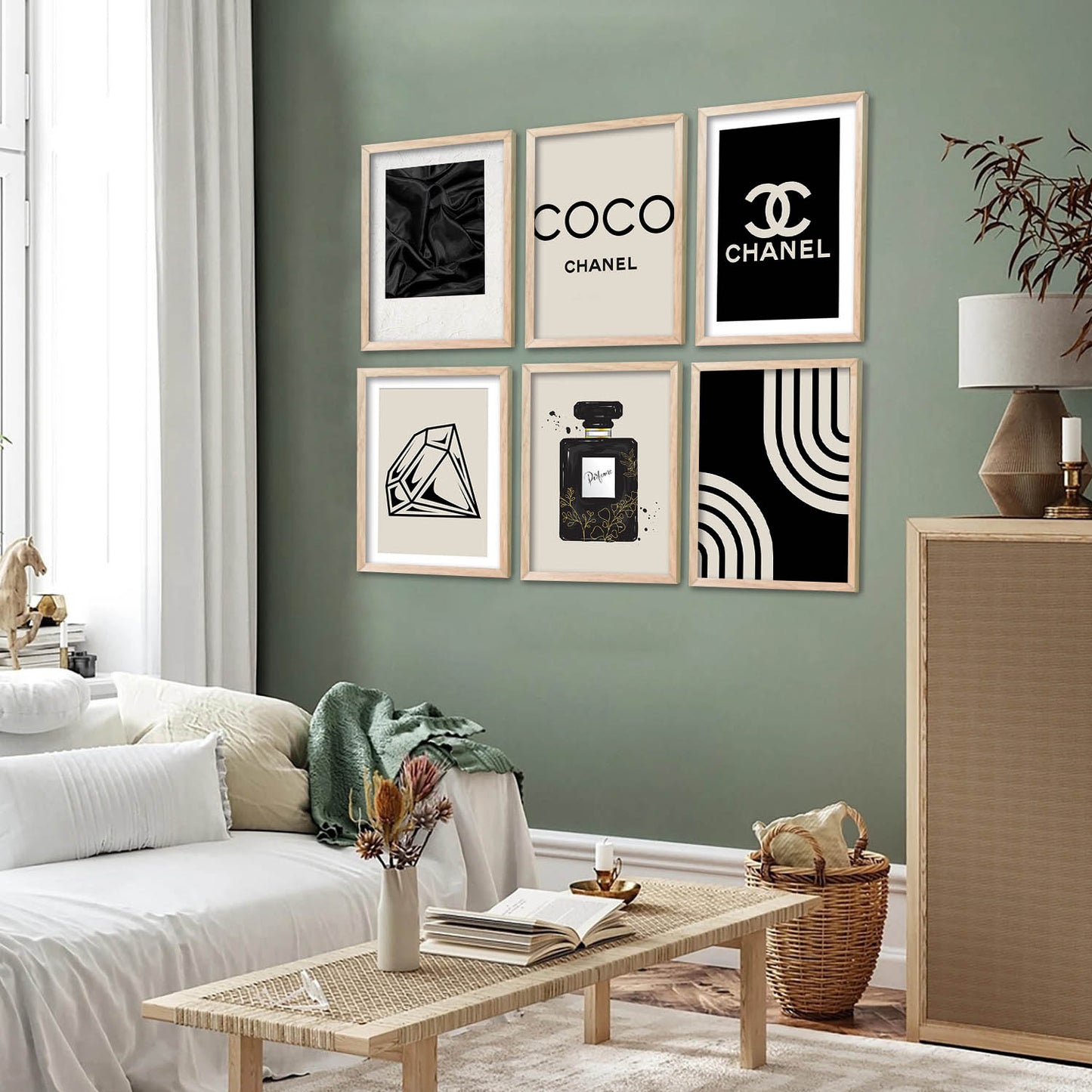 Aesthetic Premium Wall Decor Print with Frame for Wall Decoration