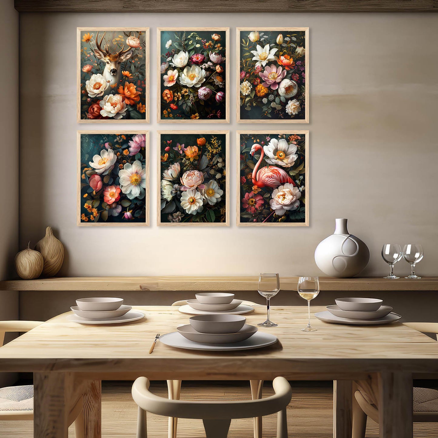 Floral Wall Art Home Décor For Living Room Office Home Hanging