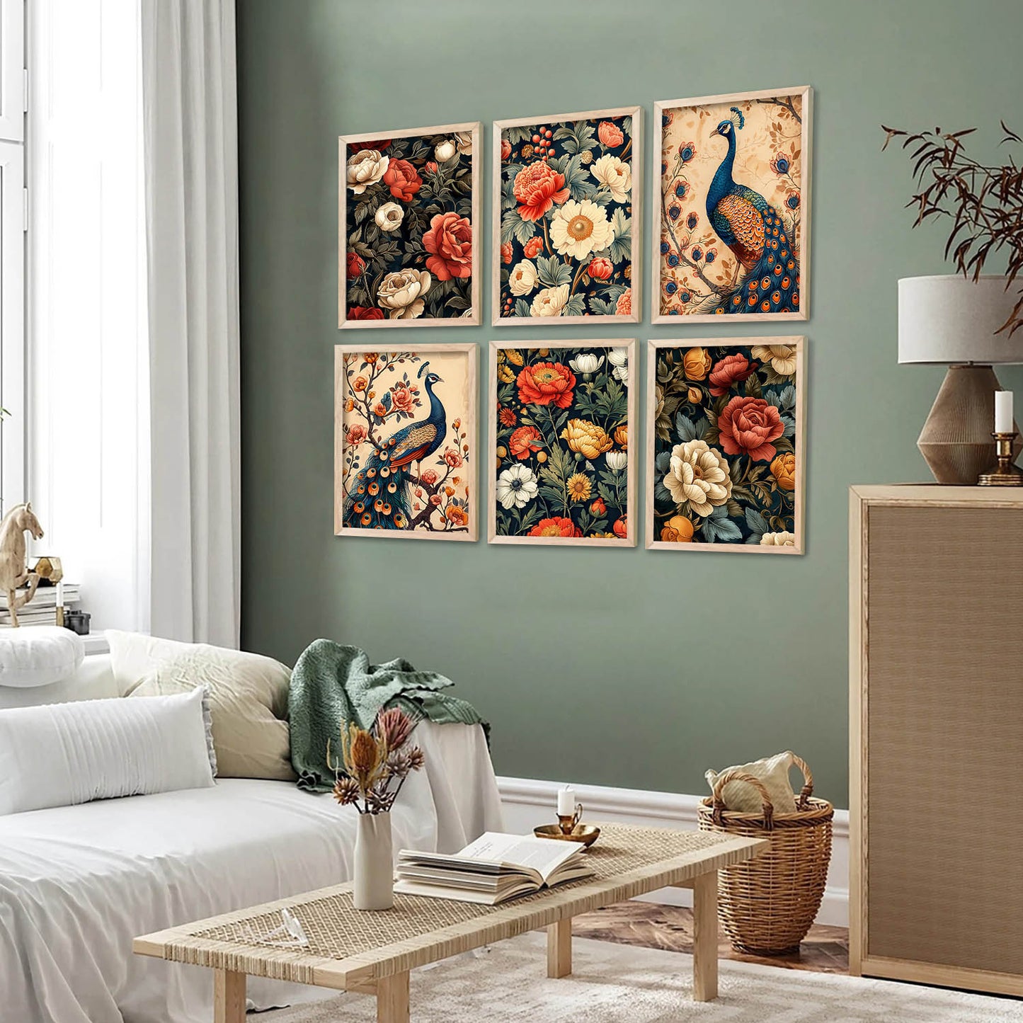 Floral Wall Art Home Décor For Living Room Office Home Hanging