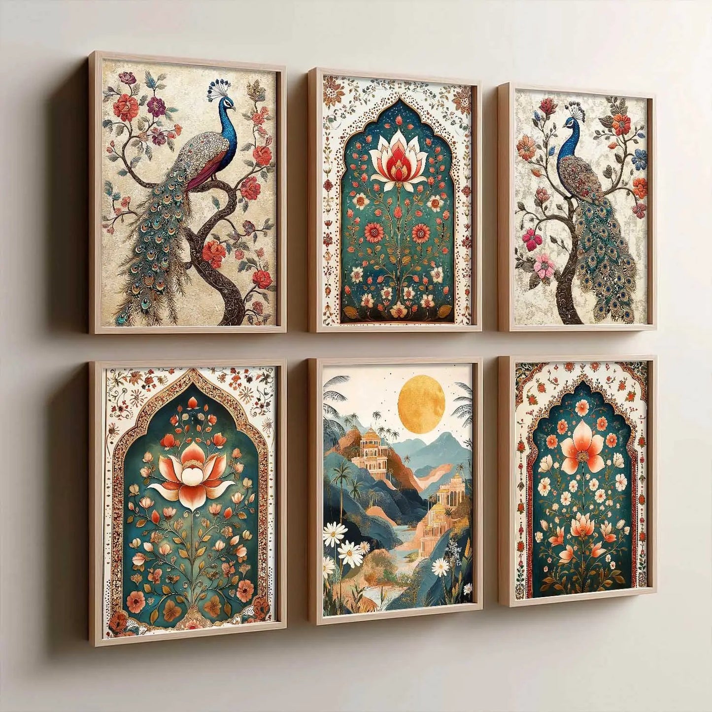 Madhubani Wall Art Paintings with Frame for Wall Decor