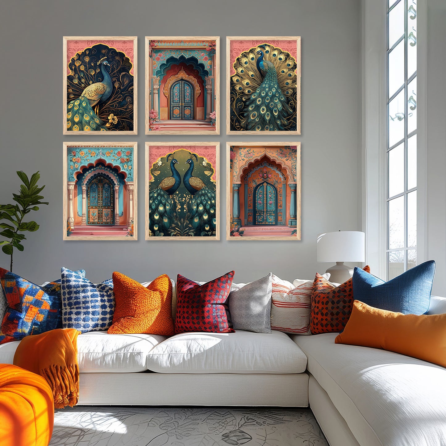Madhubani Wall Art Paintings with Frame for Wall Decor