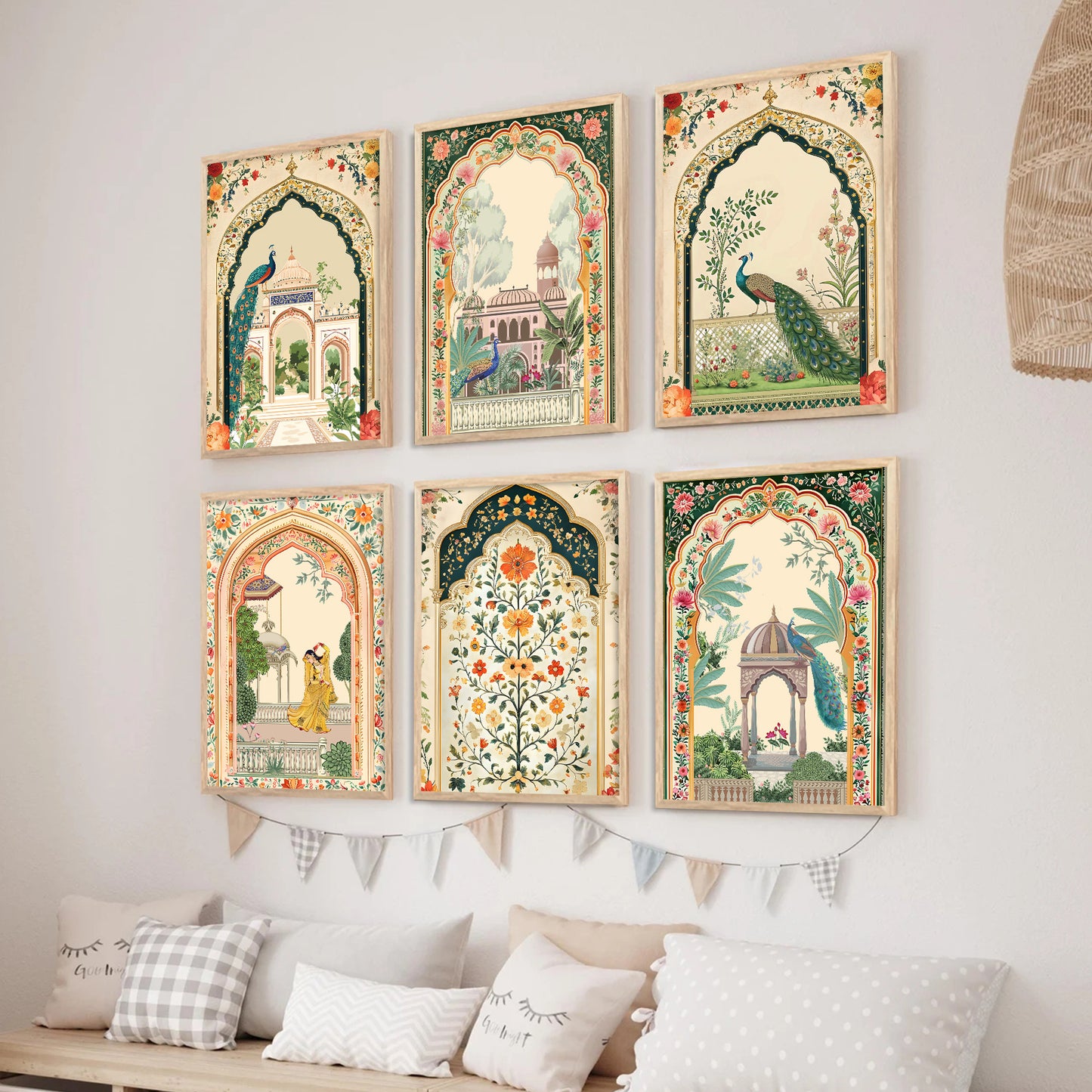 Madhubani Wall Art Paintings with Frame for Wall Decor