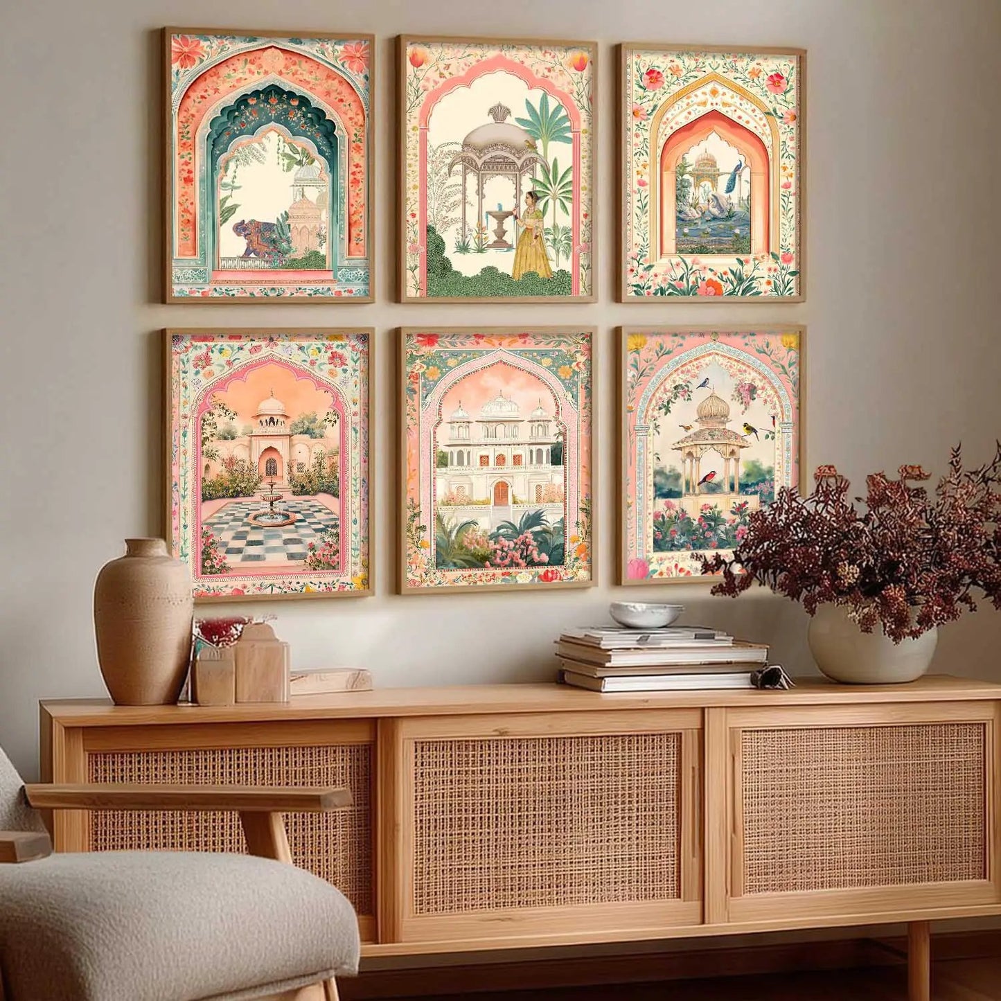 Madhubani Wall Art Paintings with Frame for Wall Decor