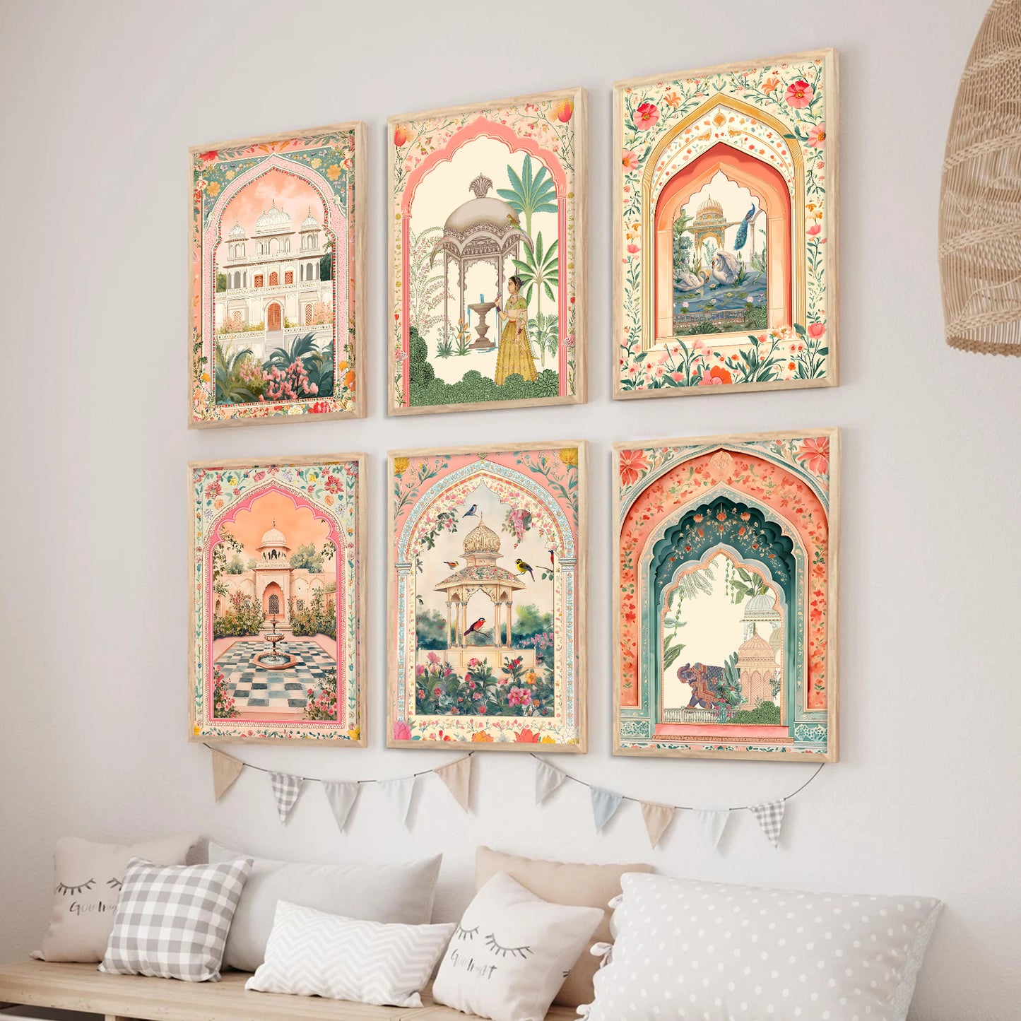 Madhubani Wall Art Paintings with Frame for Wall Decor