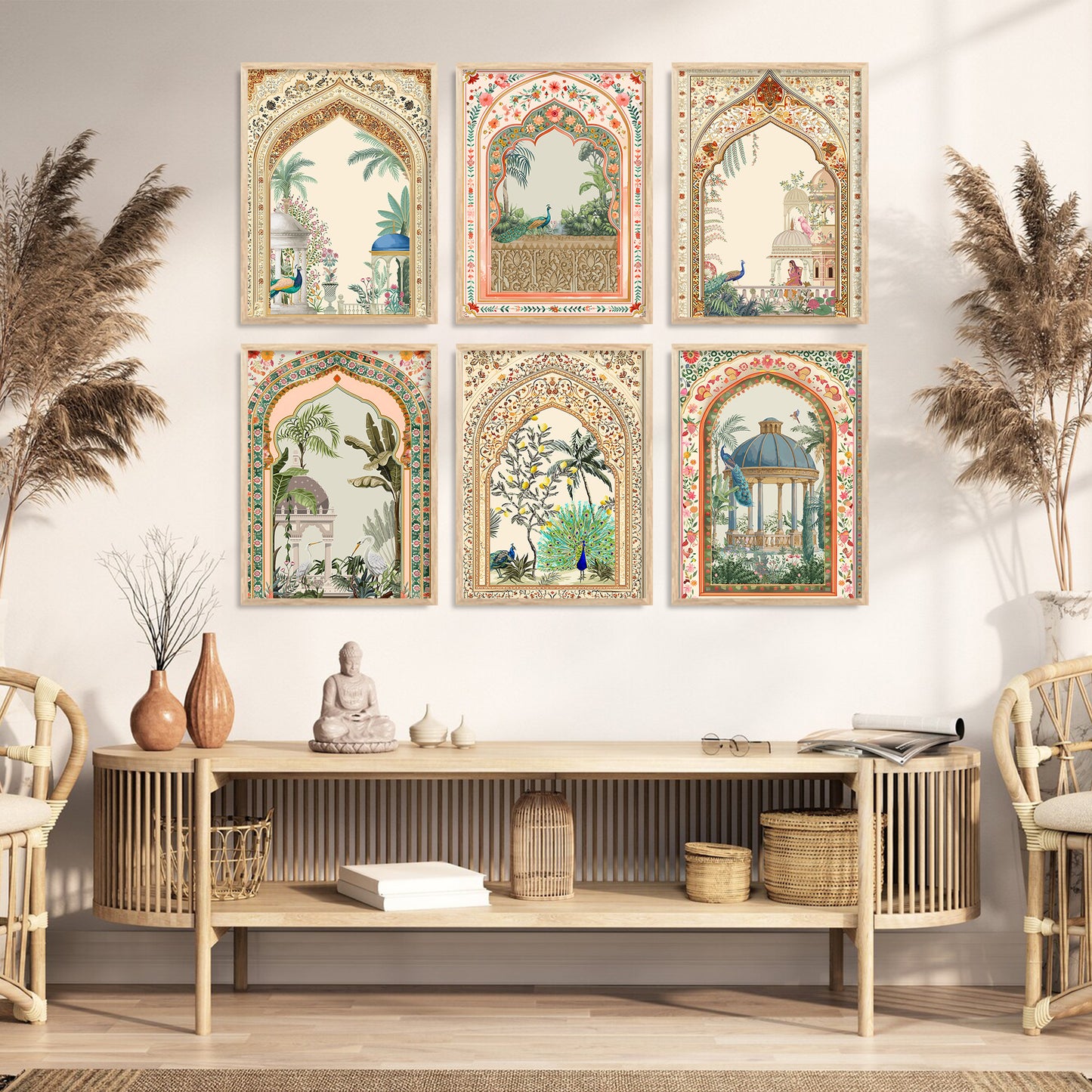 Traditional Wall Art Paintings with Frame for Wall Decor