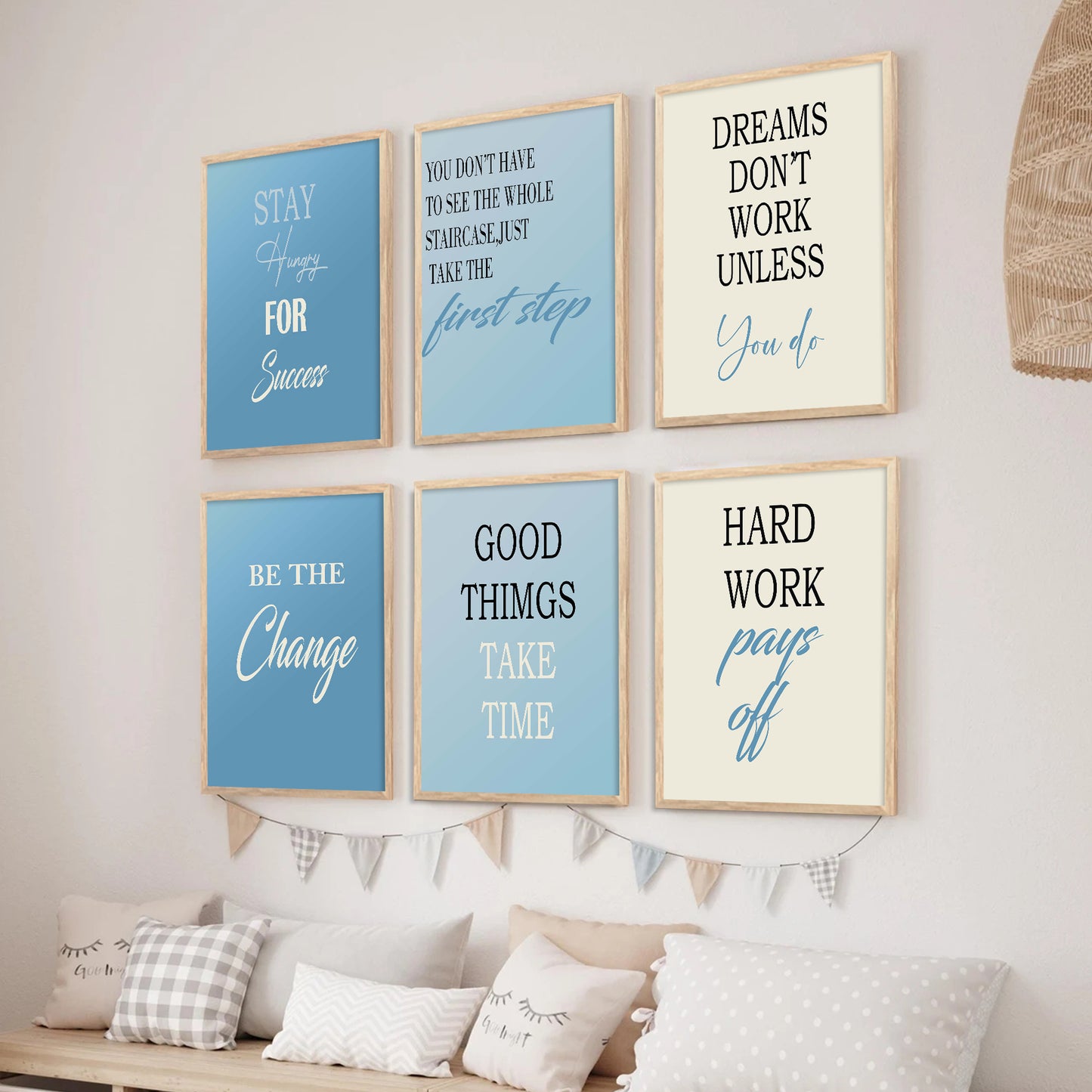 Motivational Wall Art Paintings with Frame for Wall Decor