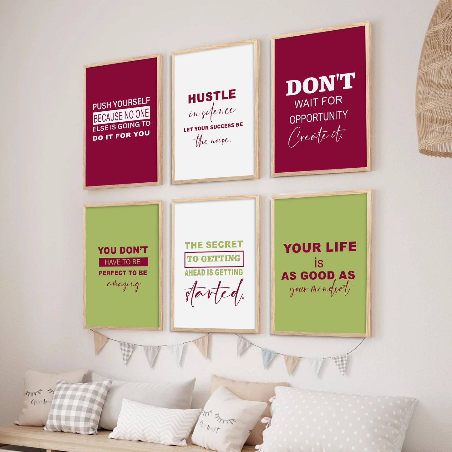 Motivational Wall Art Paintings with Frame for Wall Decor