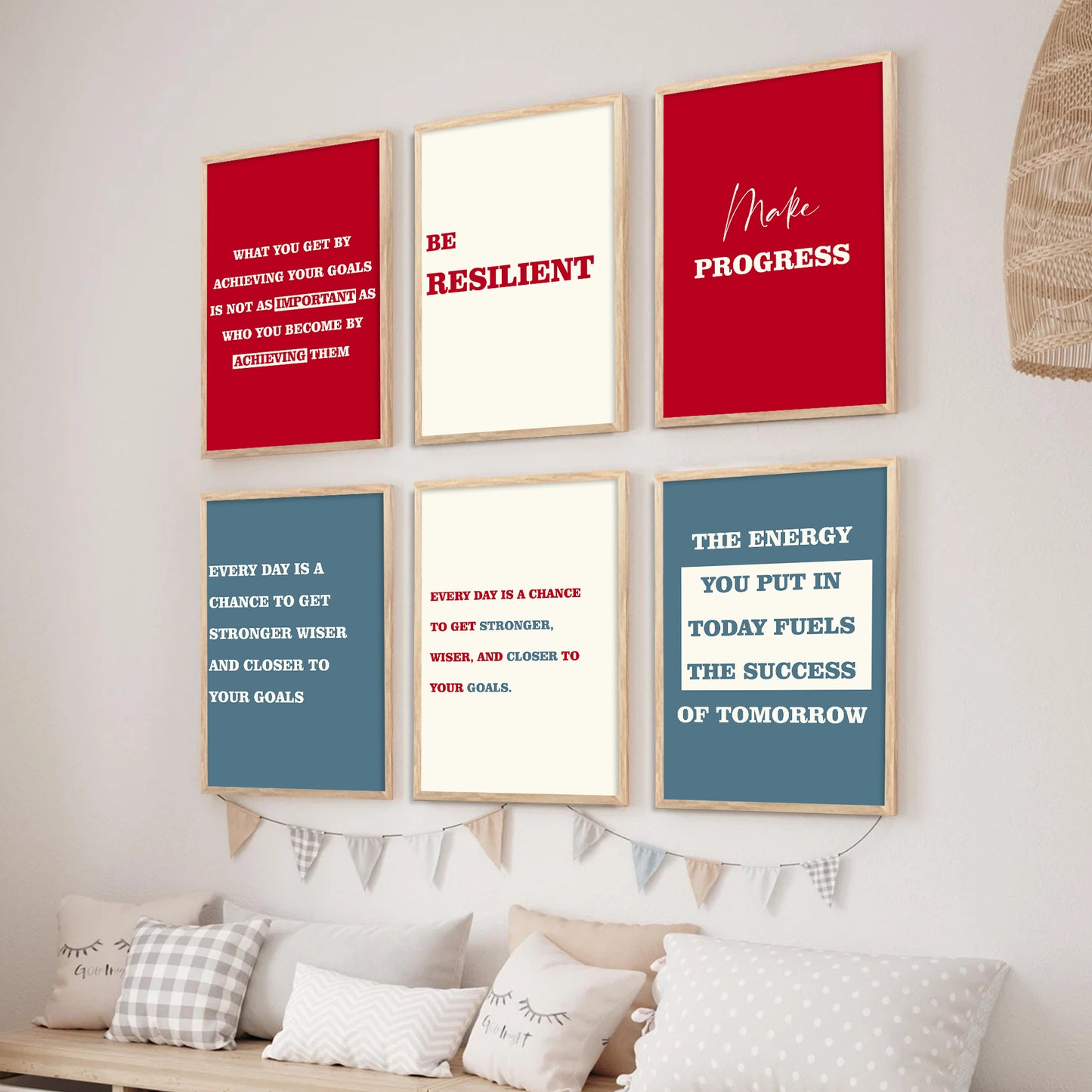 Motivational Wall Art Paintings with Frame for Wall Decor