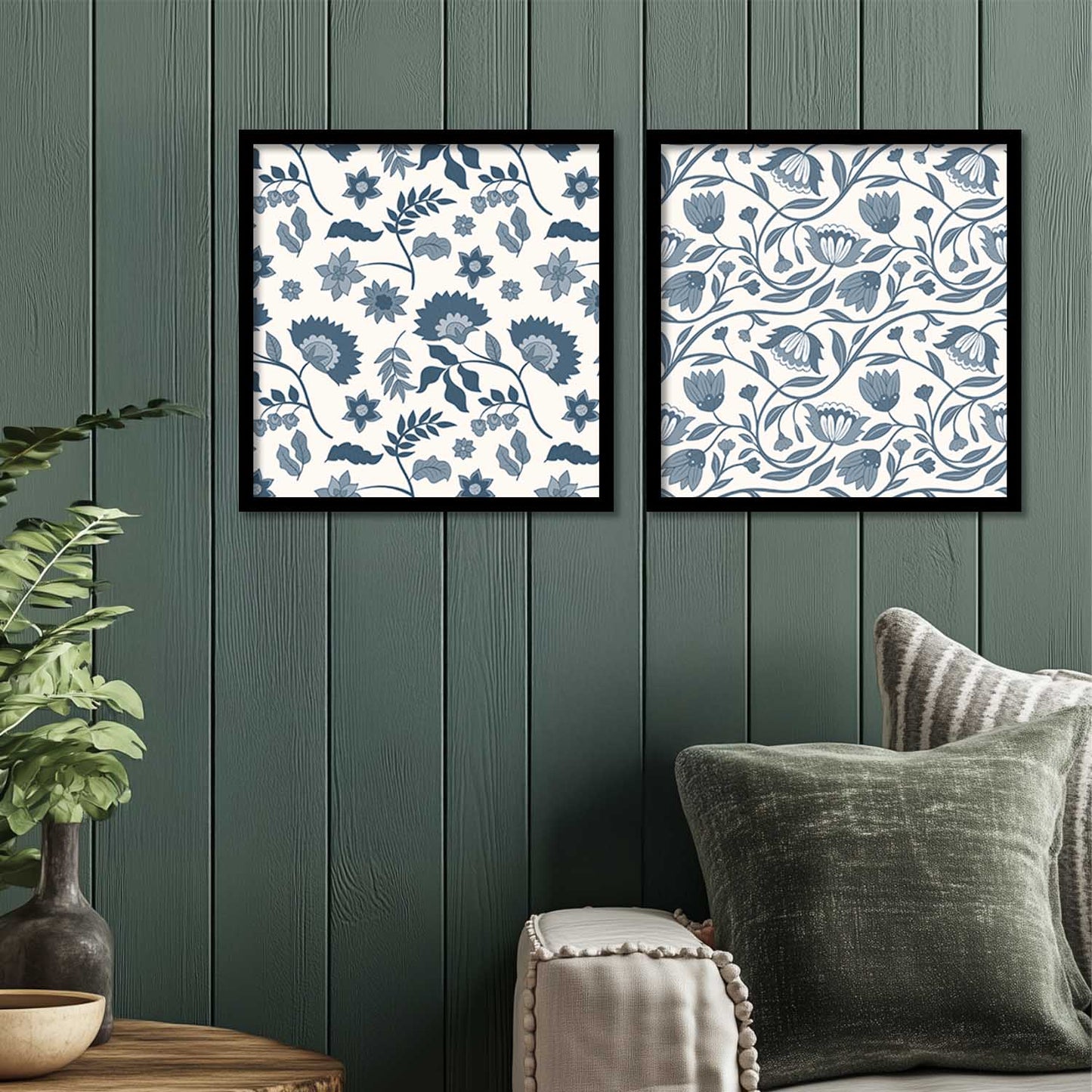 Floral Wall Art Paintings with Frame for Wall Decor