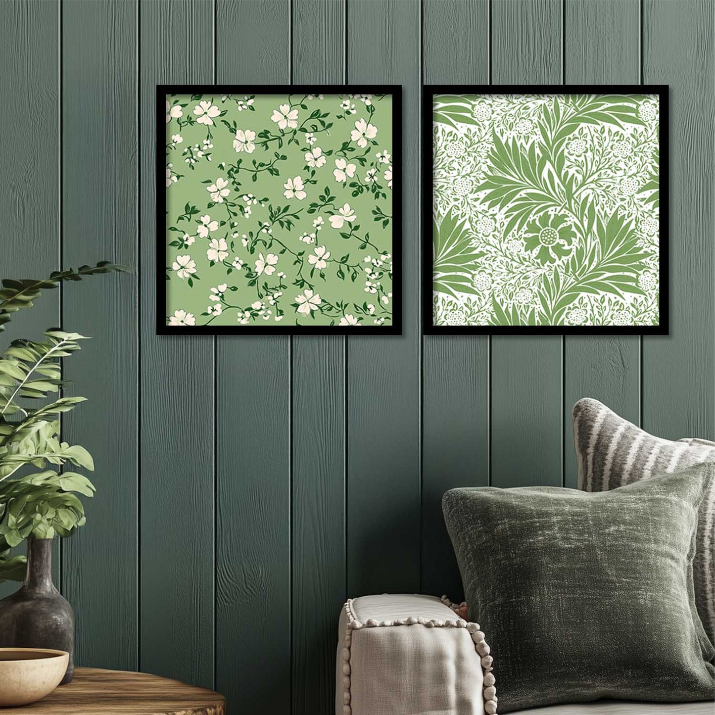Floral Wall Art Paintings with Frame for Wall Decor