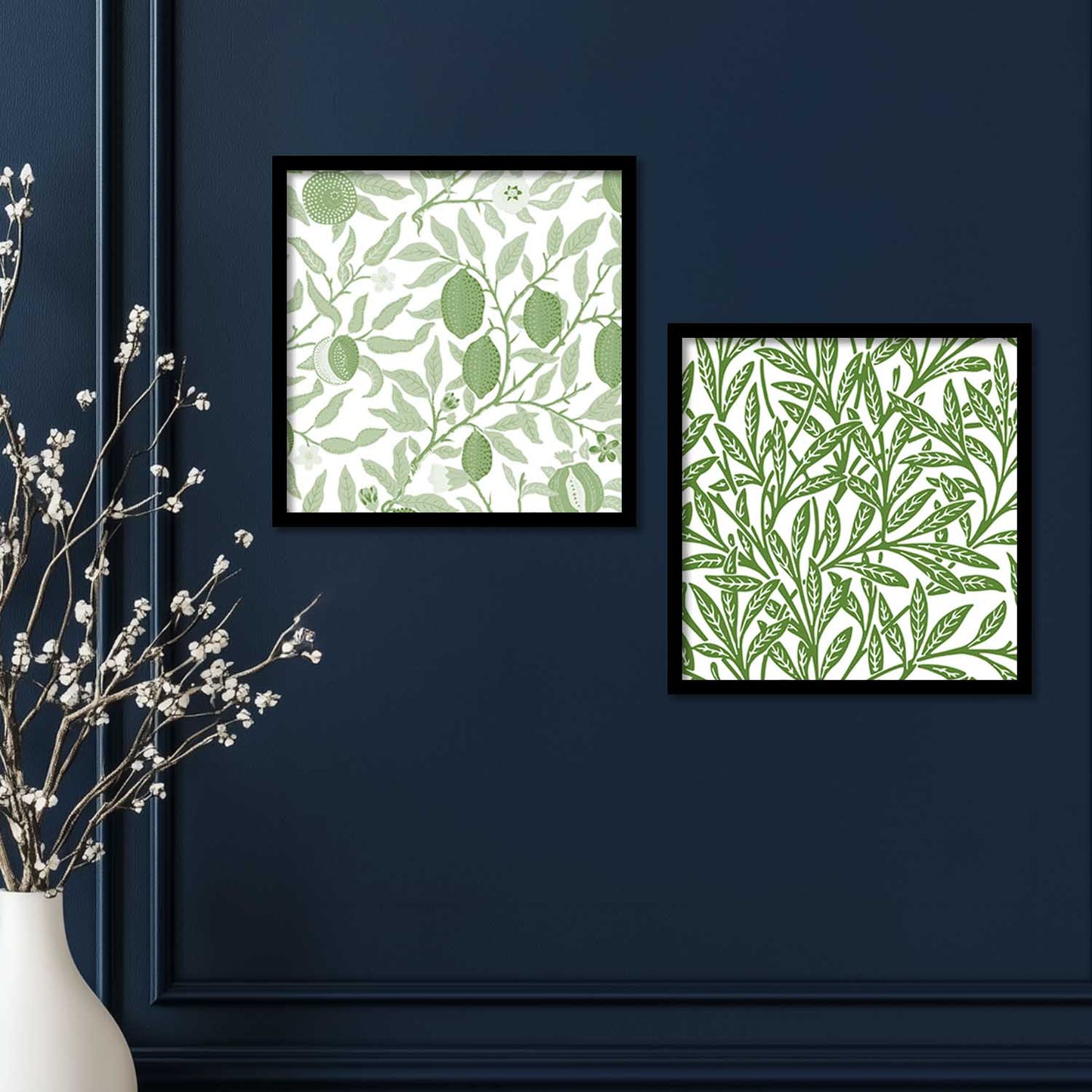 Floral Wall Art Paintings with Frame for Wall Decor