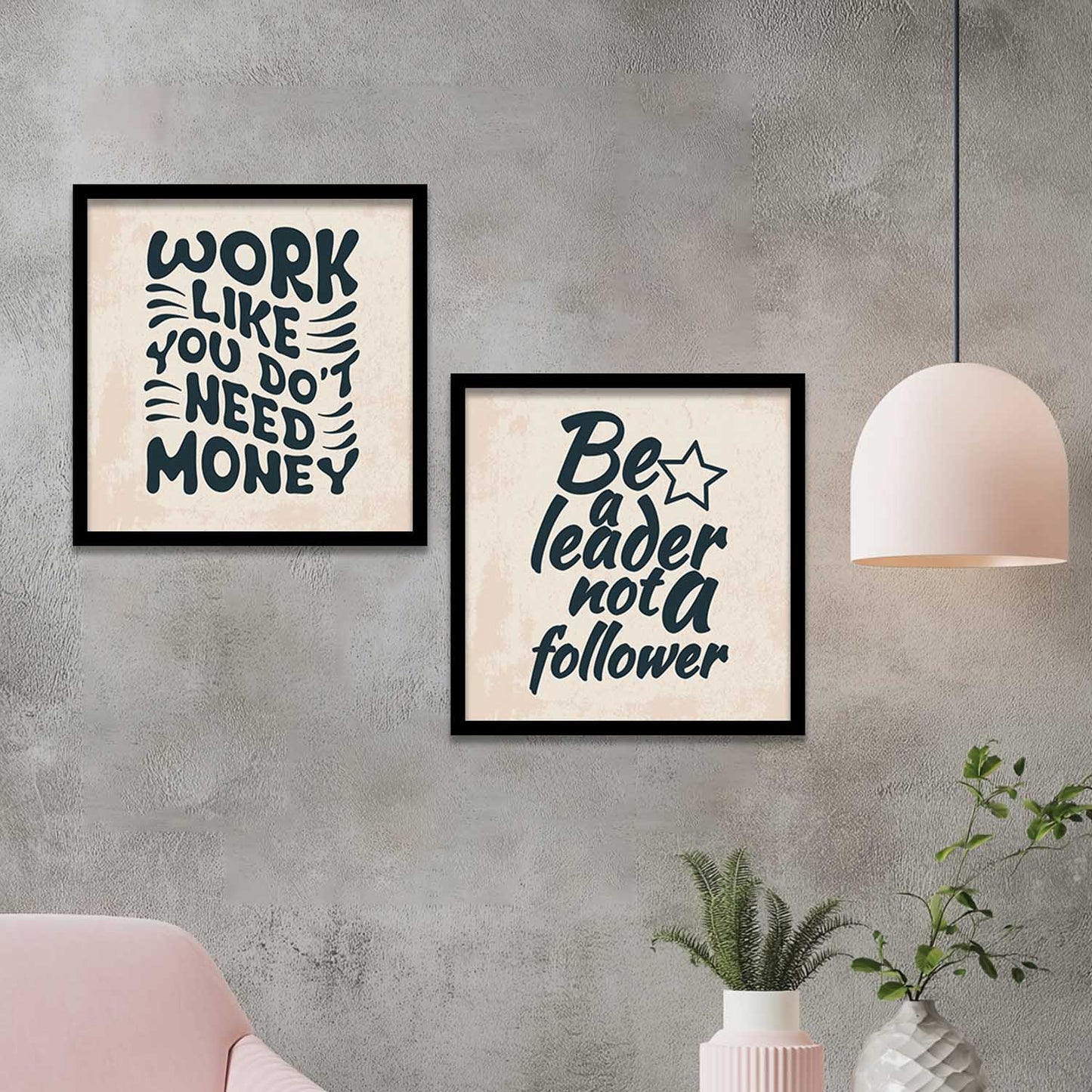 Motivational Wall Art Paintings with Frame for Wall Decor