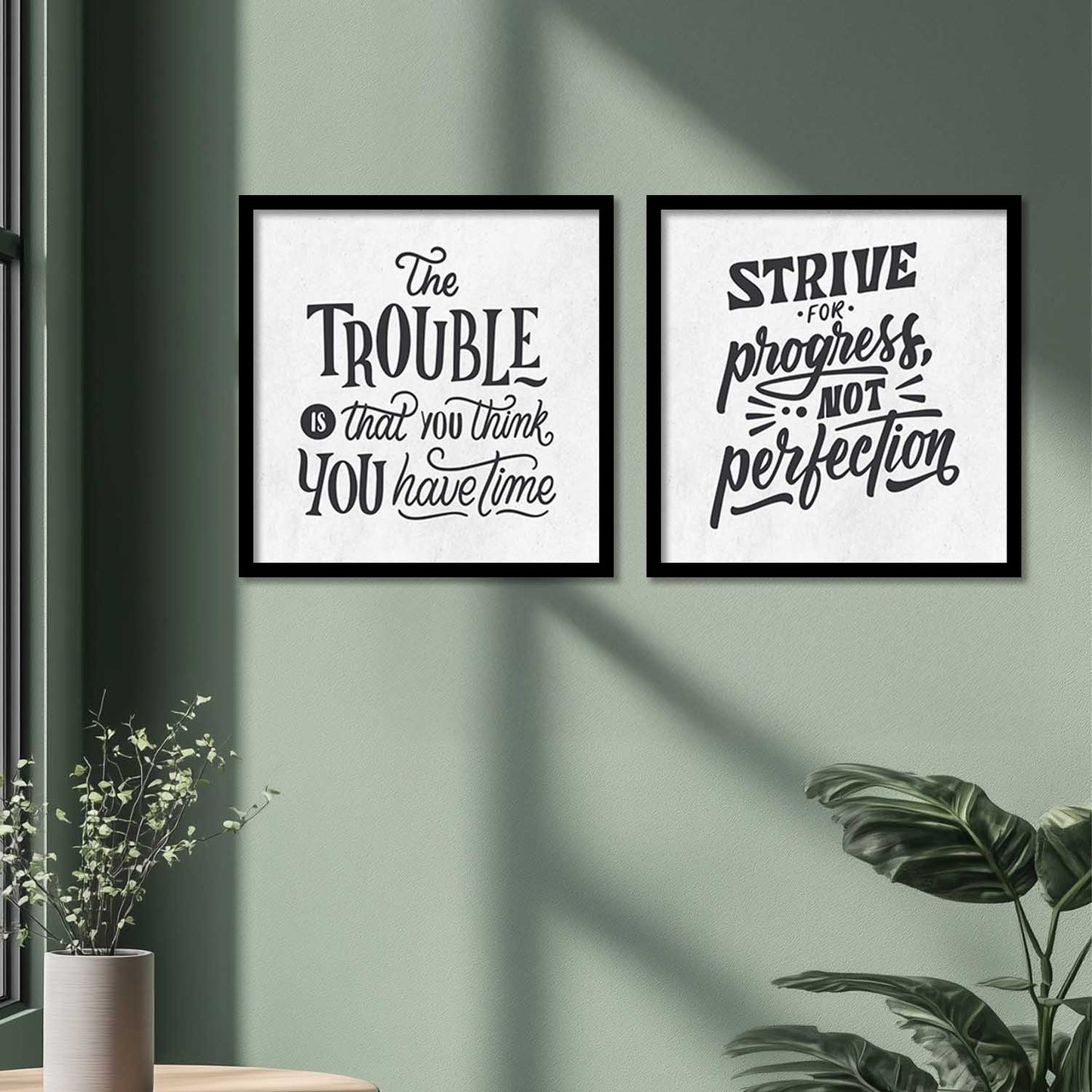 Motivational Wall Art Paintings with Frame for Wall Decor