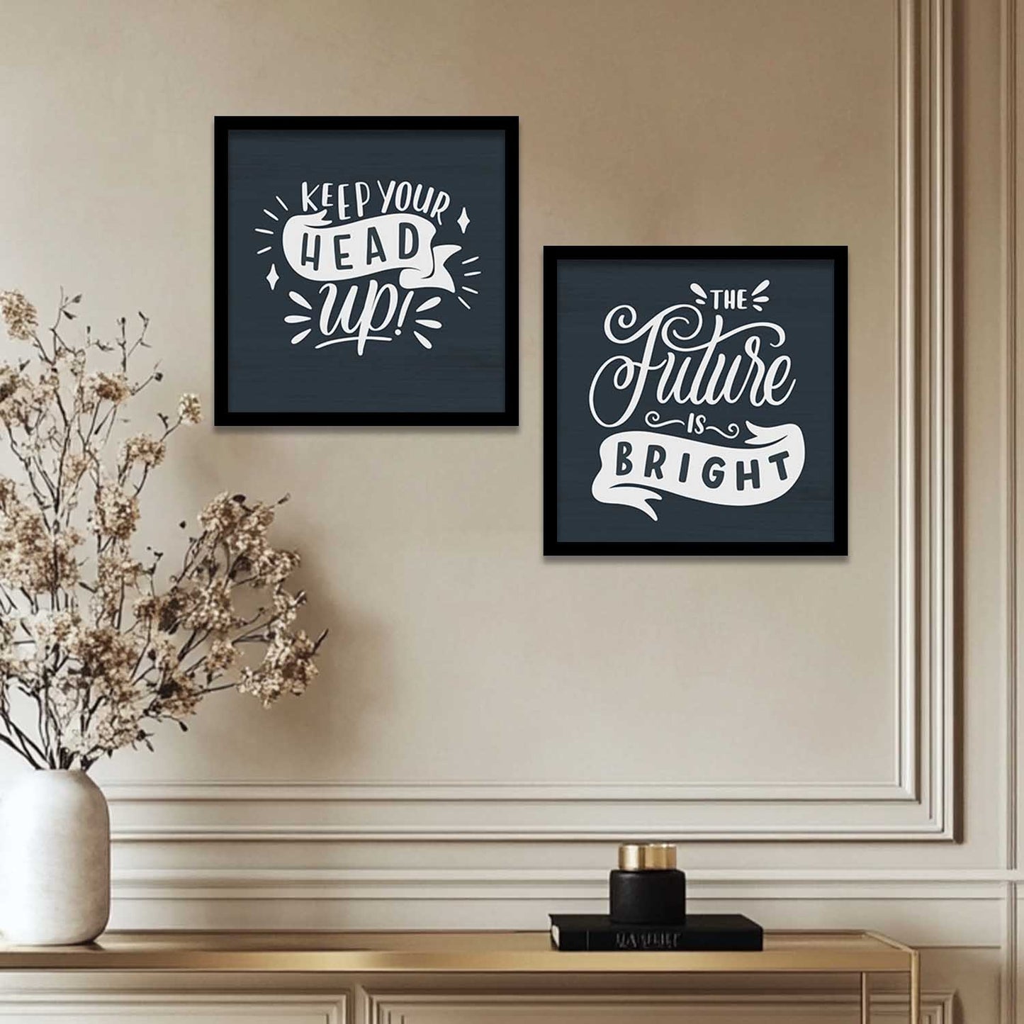 Motivational Wall Art Paintings with Frame for Wall Decor