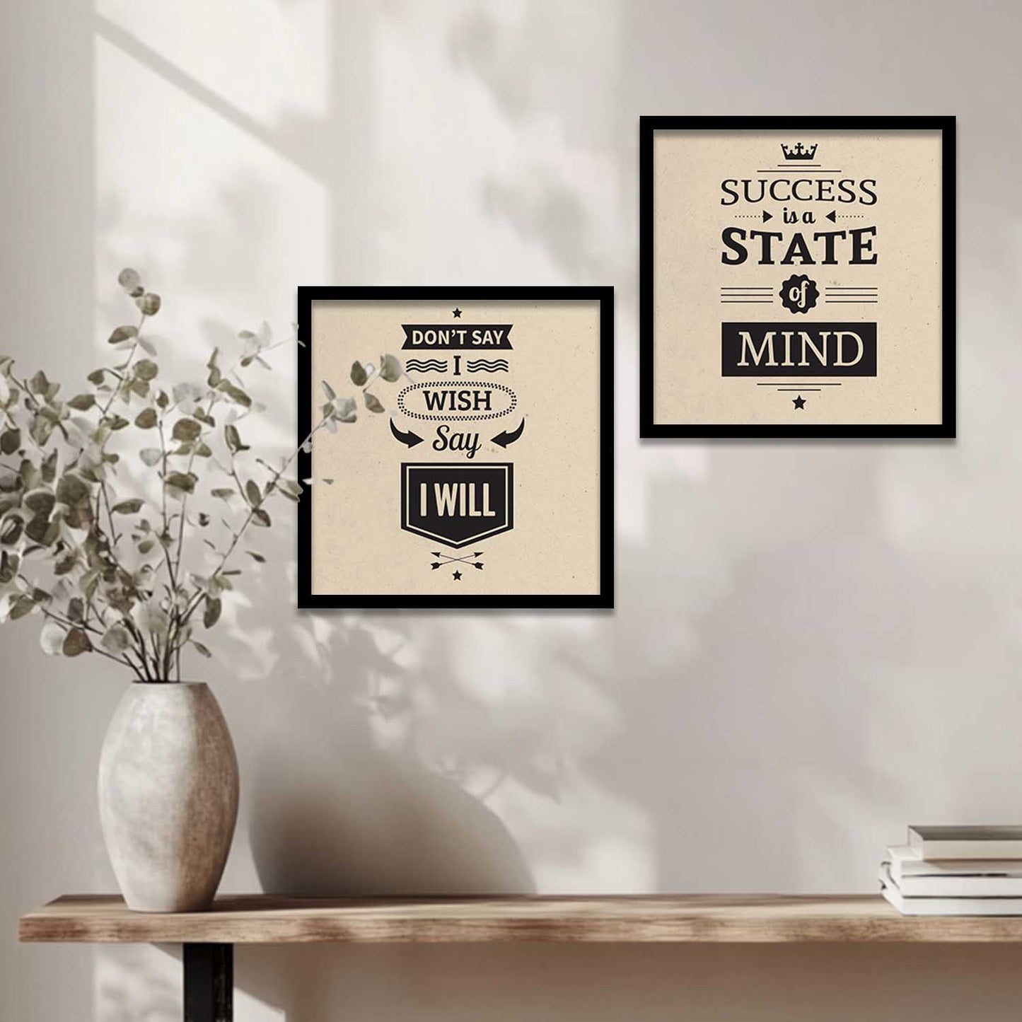 Motivational Wall Art Paintings with Frame for Wall Decor