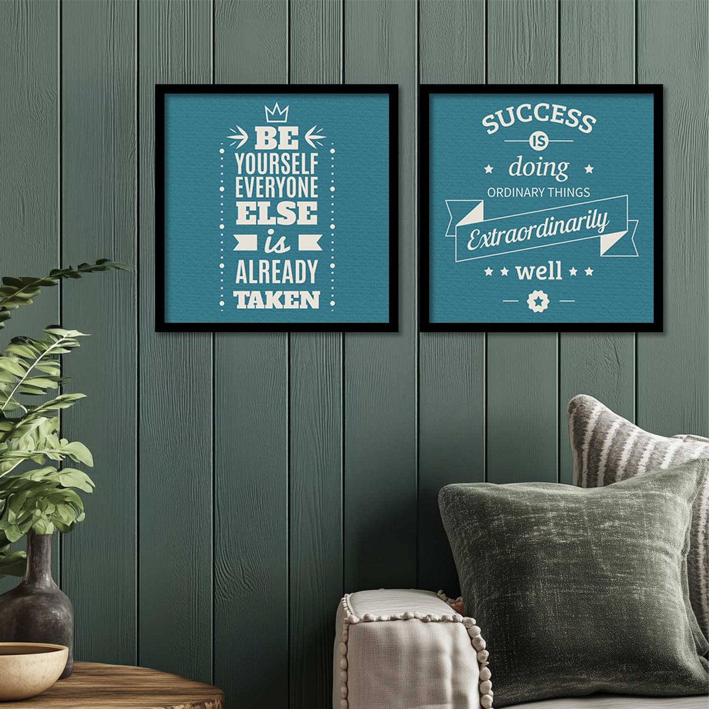 Motivational Wall Art Paintings with Frame for Wall Decor