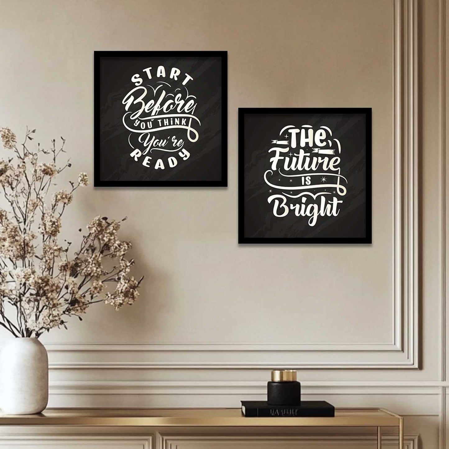 Motivational Wall Art Paintings with Frame for Wall Decor