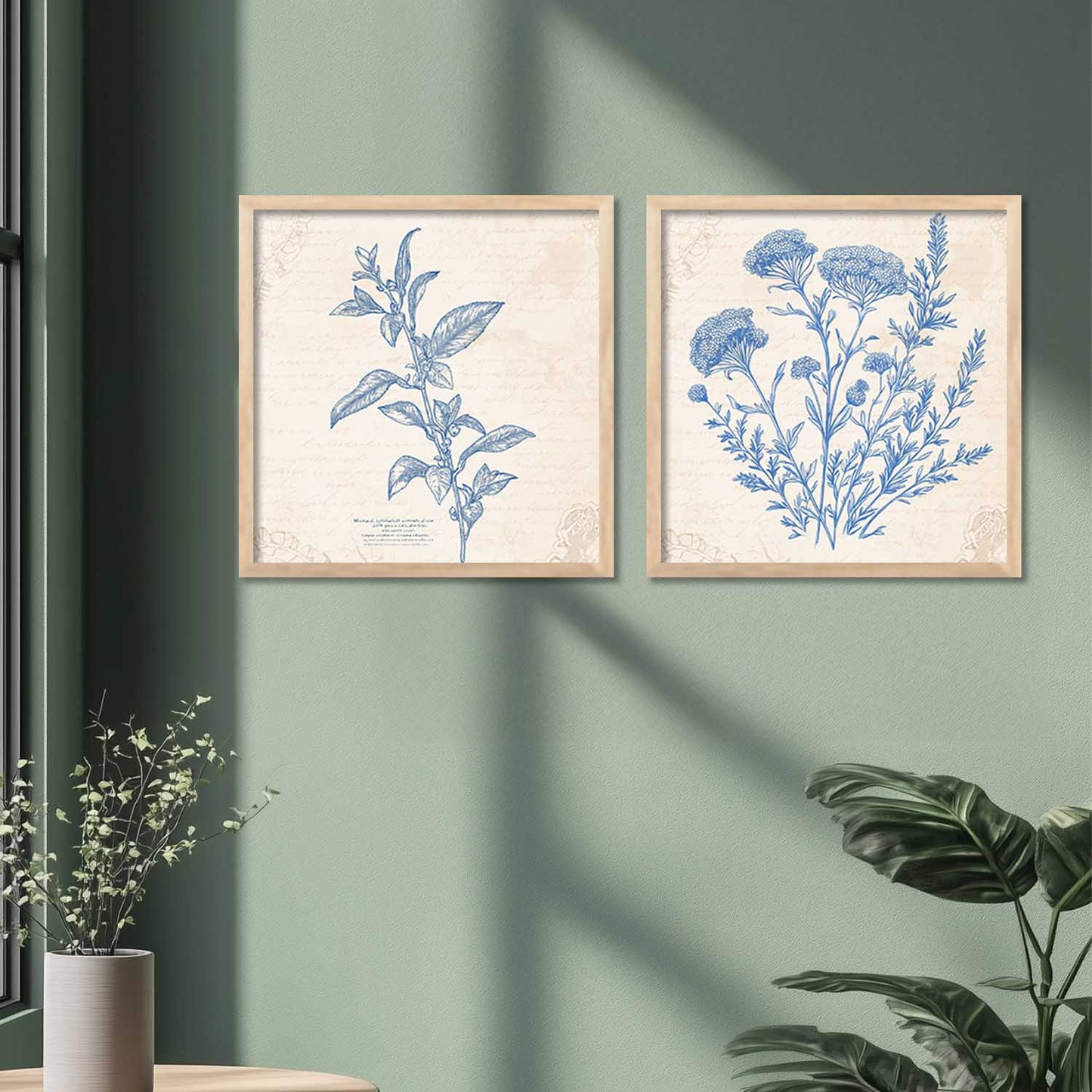 Floral Wall Art Paintings with Frame for Wall Decor