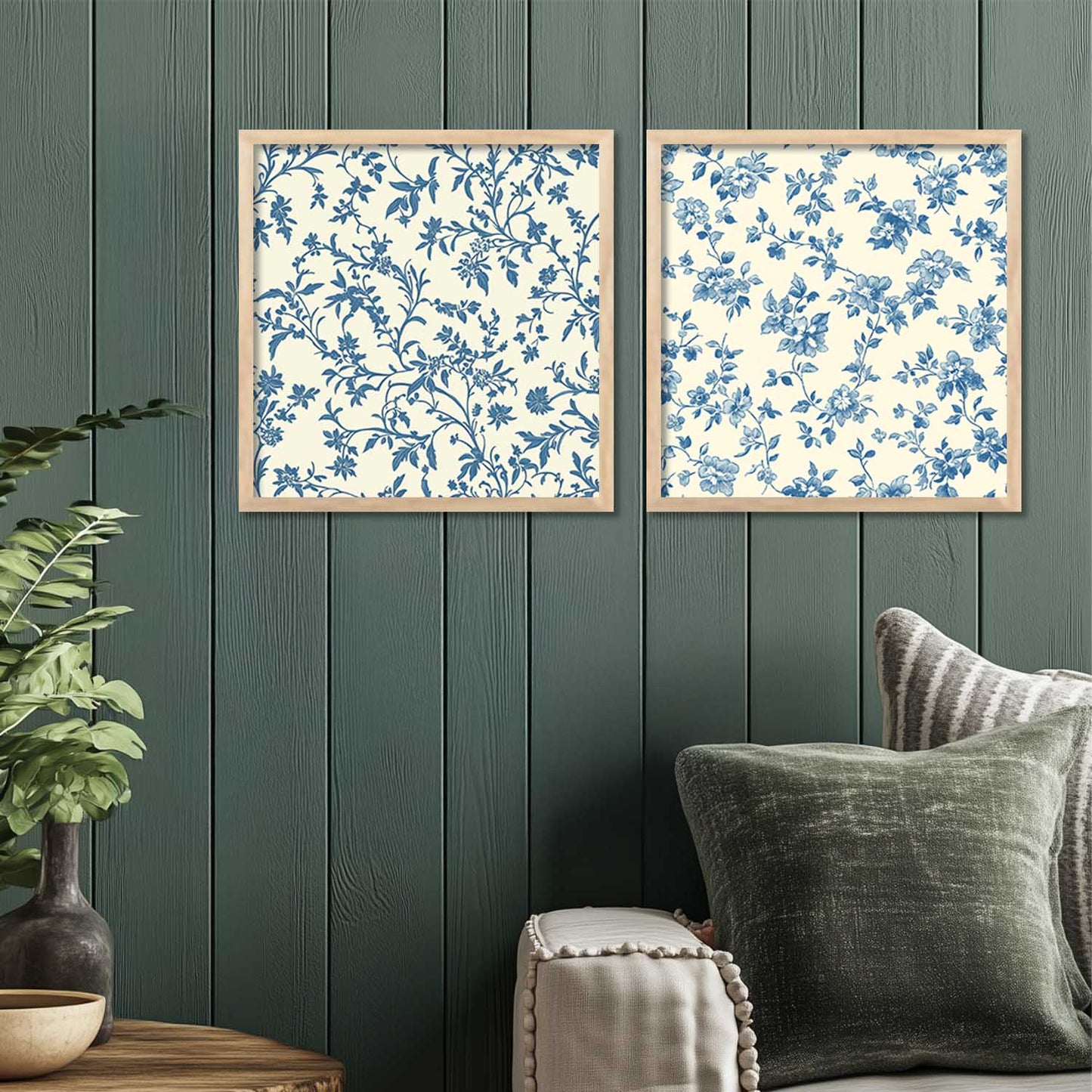 Floral Wall Art Paintings with Frame for Wall Decor