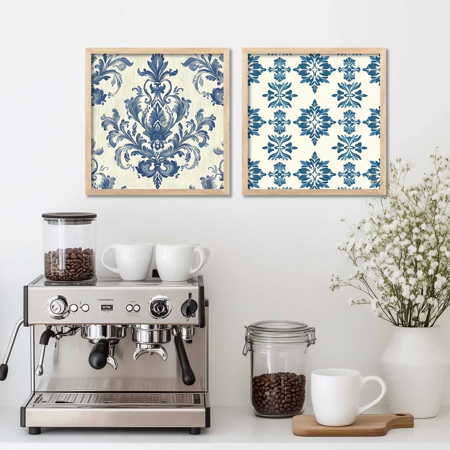Floral Wall Art Paintings with Frame for Wall Decor
