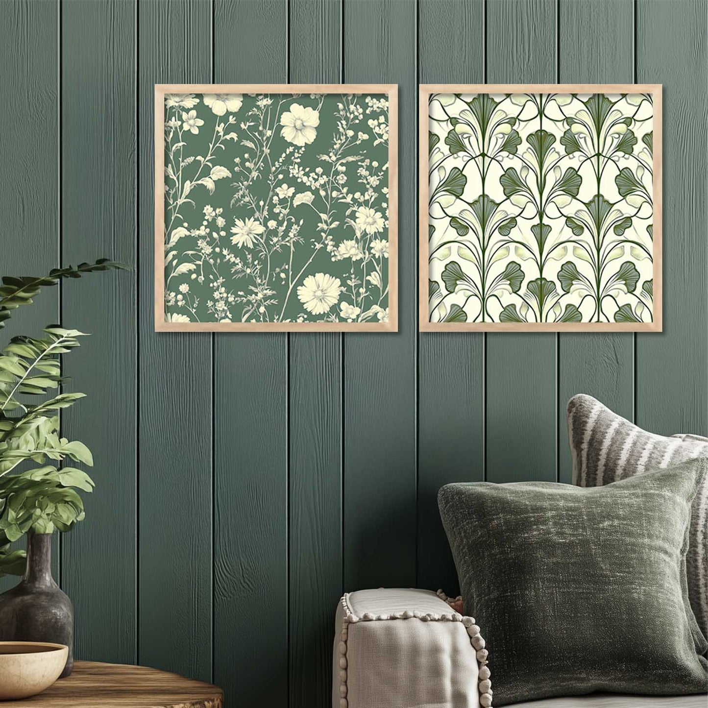 Floral Wall Art Paintings with Frame for Wall Decor