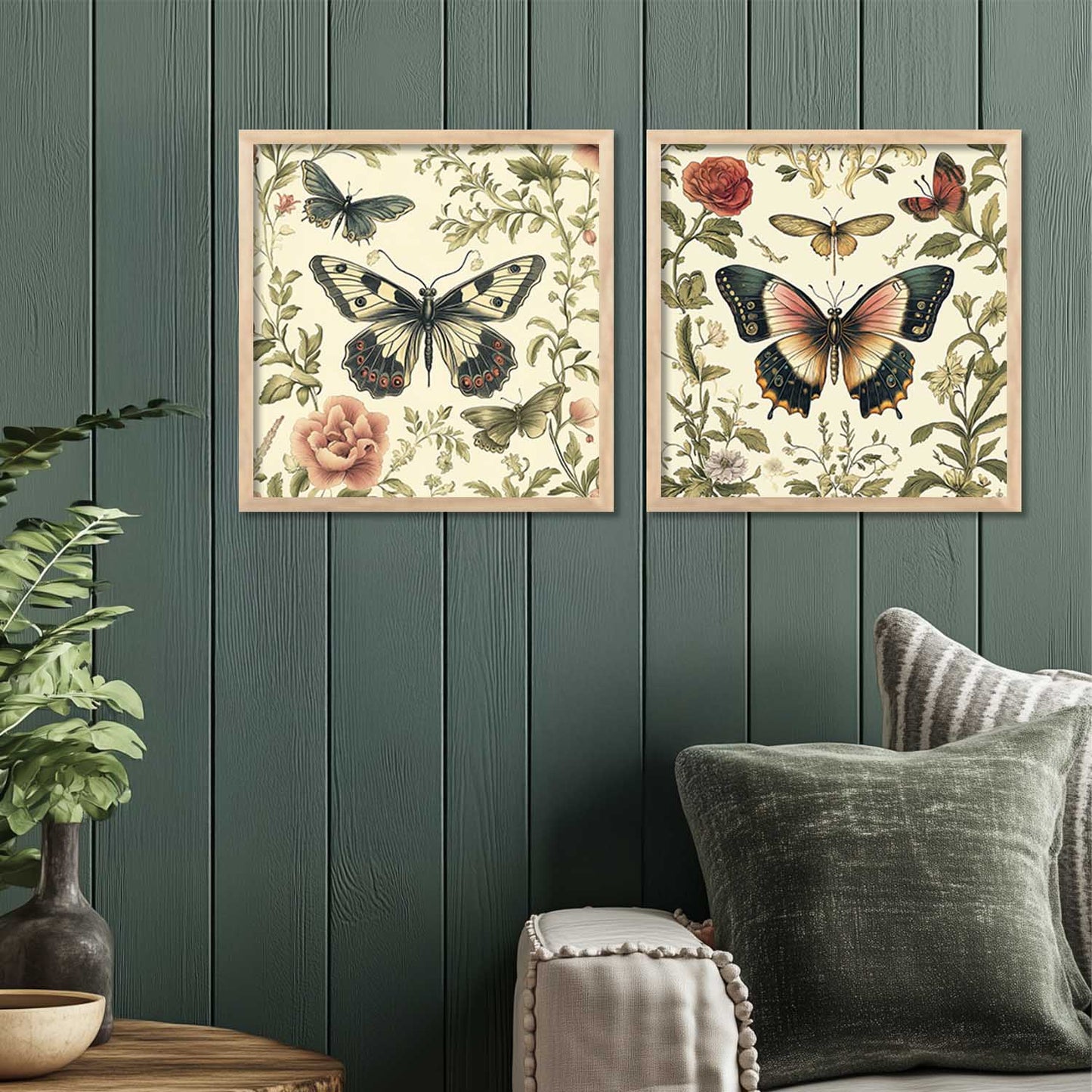 Traditional Wall Art Paintings with Frame for Wall Decor