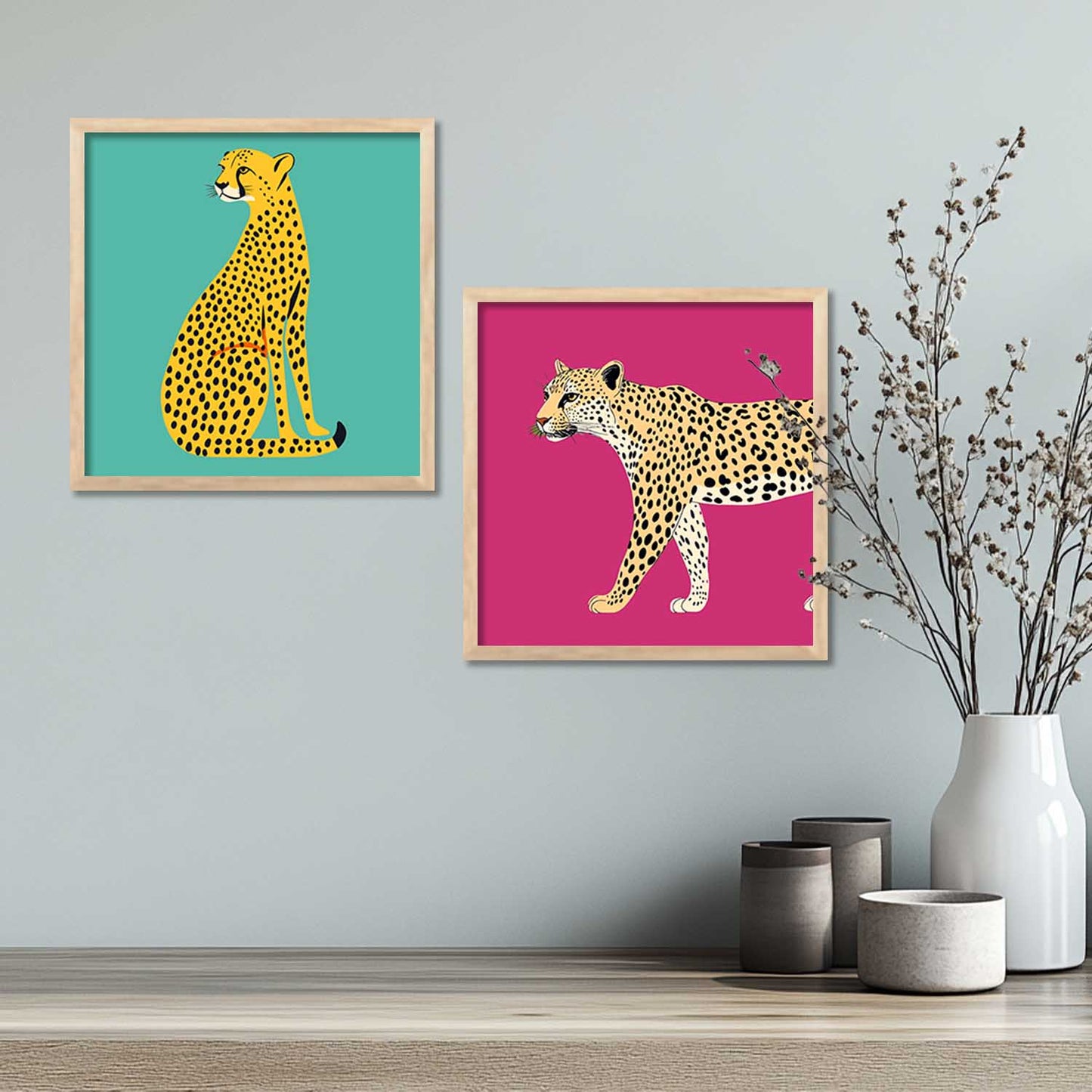 Modern Wall Art Paintings with Frame for Wall Decor
