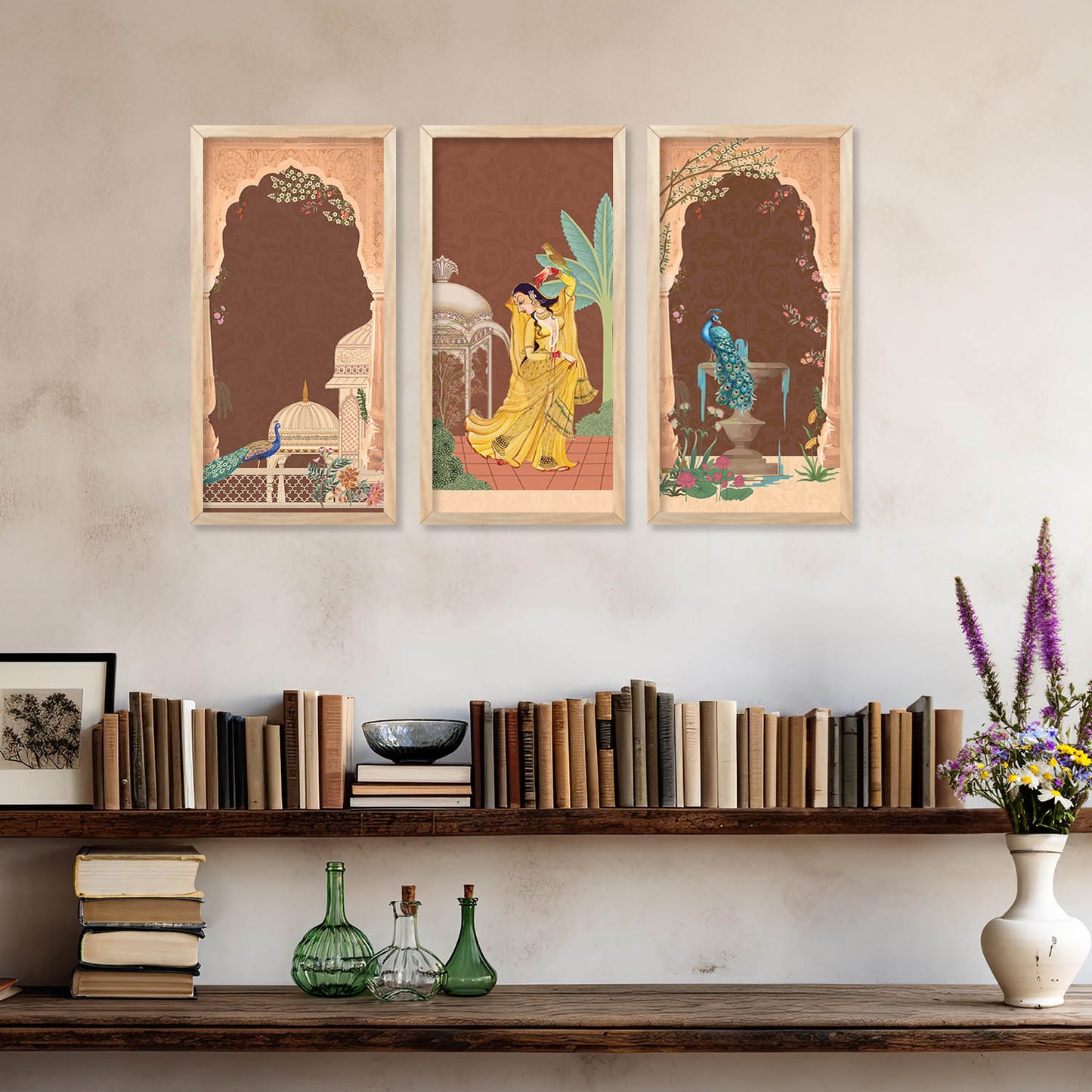Traditional Indian Framed Art Set