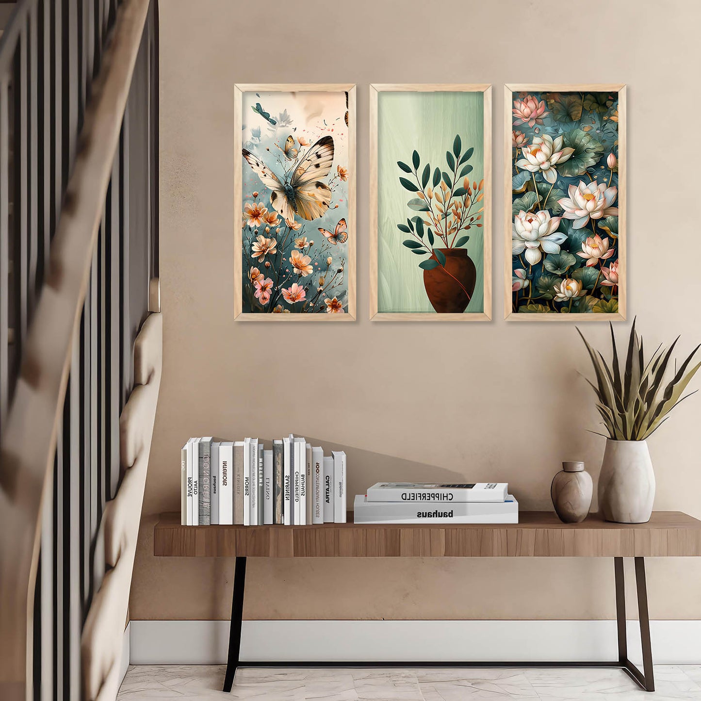 Floral Wall Art Home Decor Living Room , Decorative Wall Prints
