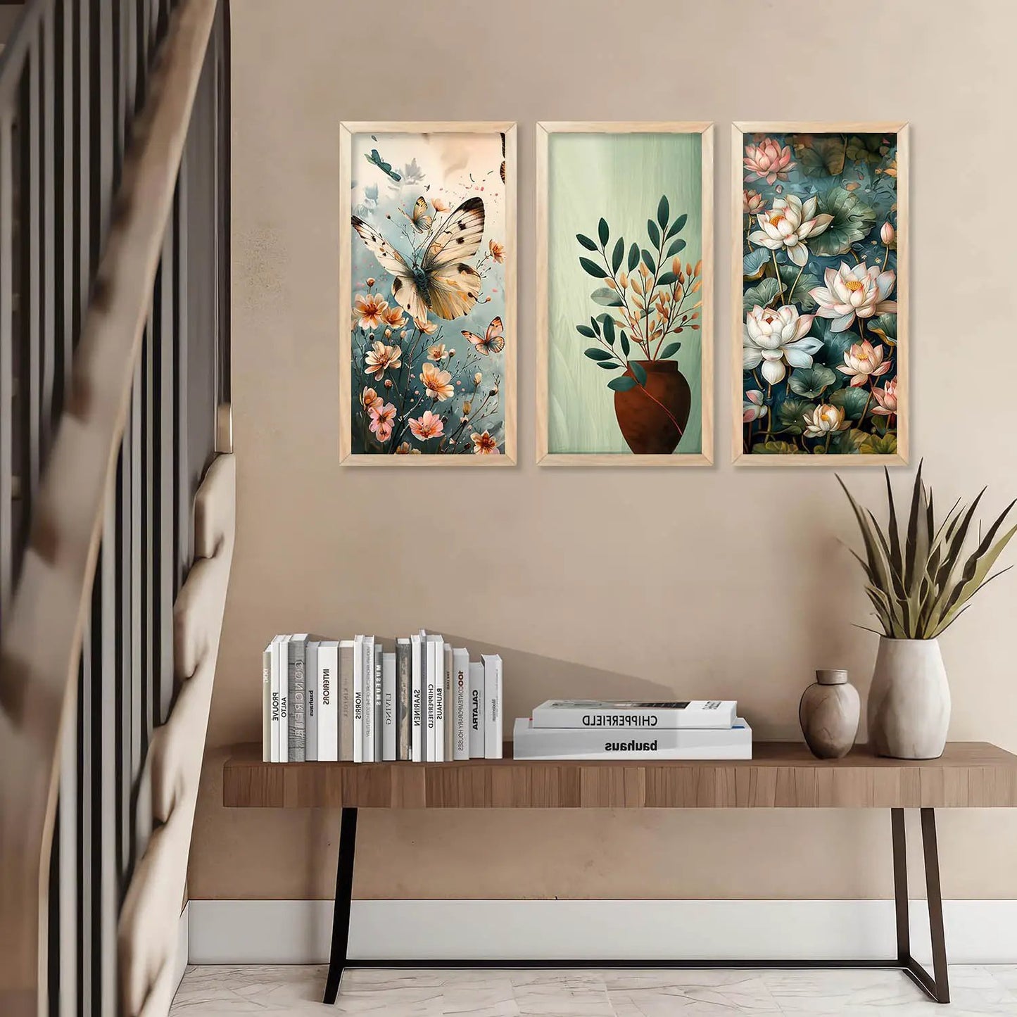Floral Wall Art Home Decor Living Room , Decorative Wall Prints