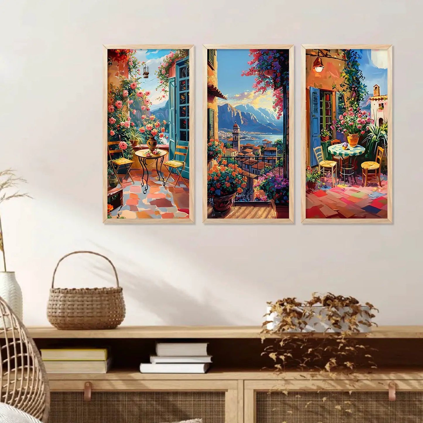 City View Wall Art Home Décor Living Room , Decorative Wall Prints