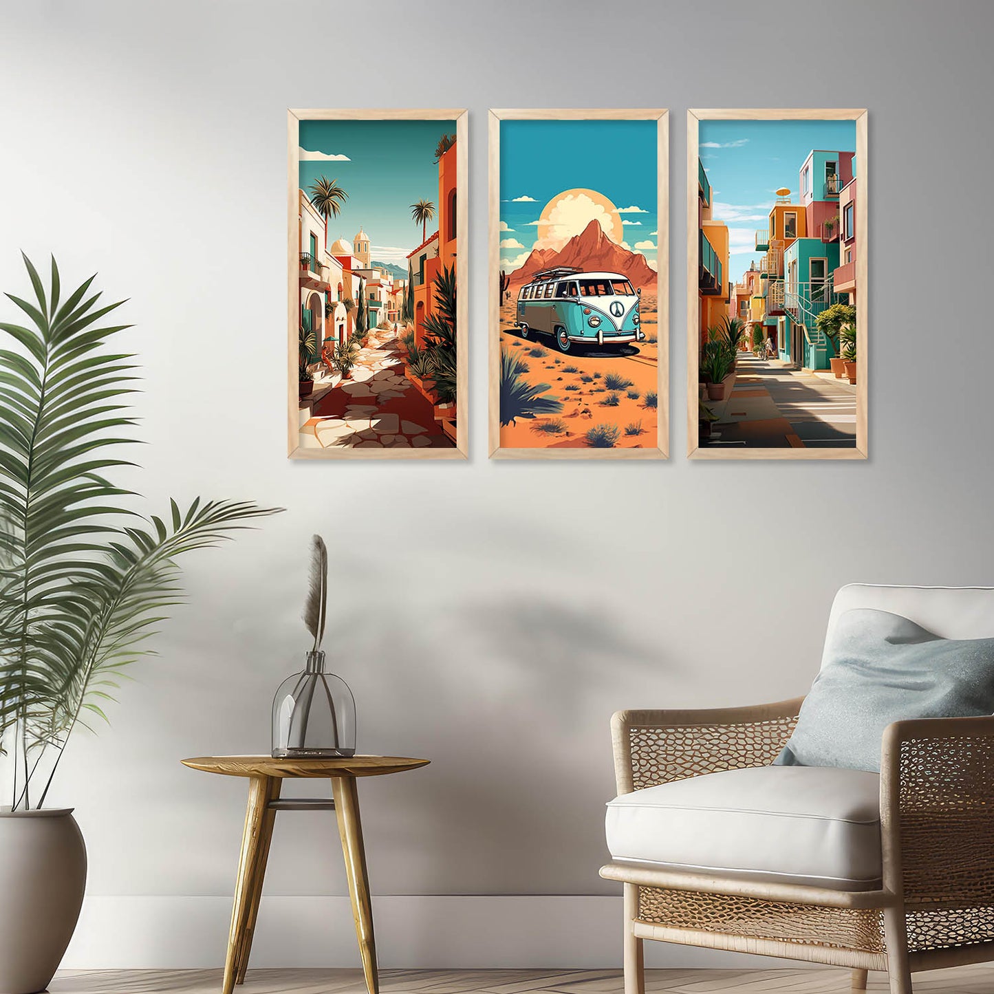 Travel View Wall Art Home Décor Living Room , Decorative Wall Prints