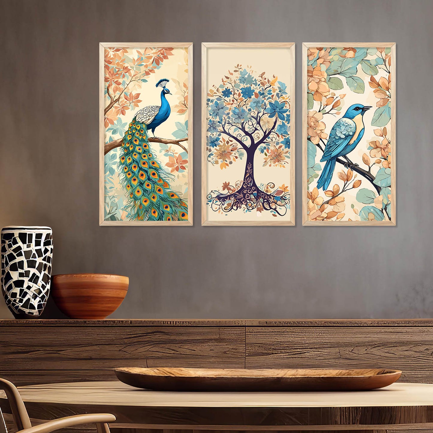 Madhubani Wall Art Home Décor Living Room , Decorative Wall Prints