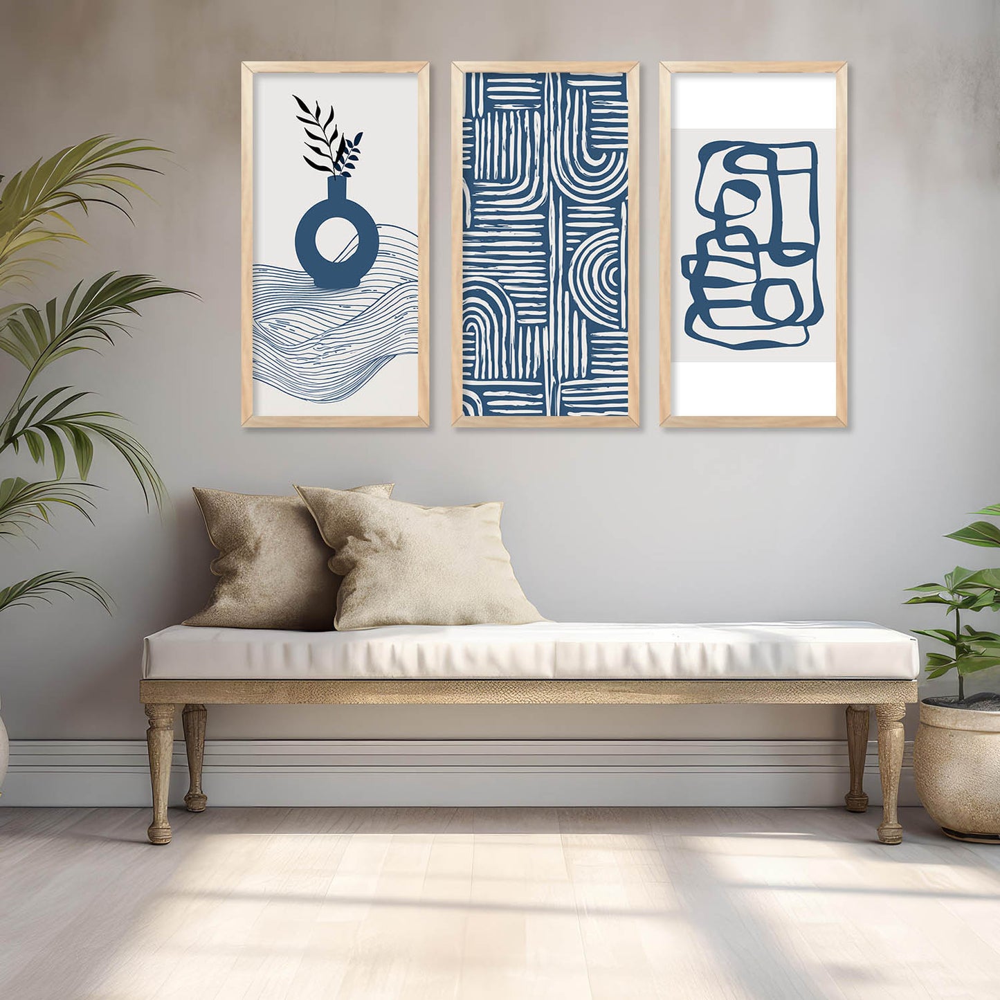 Boho Wall Art Home Décor Living Room , Decorative Wall Prints