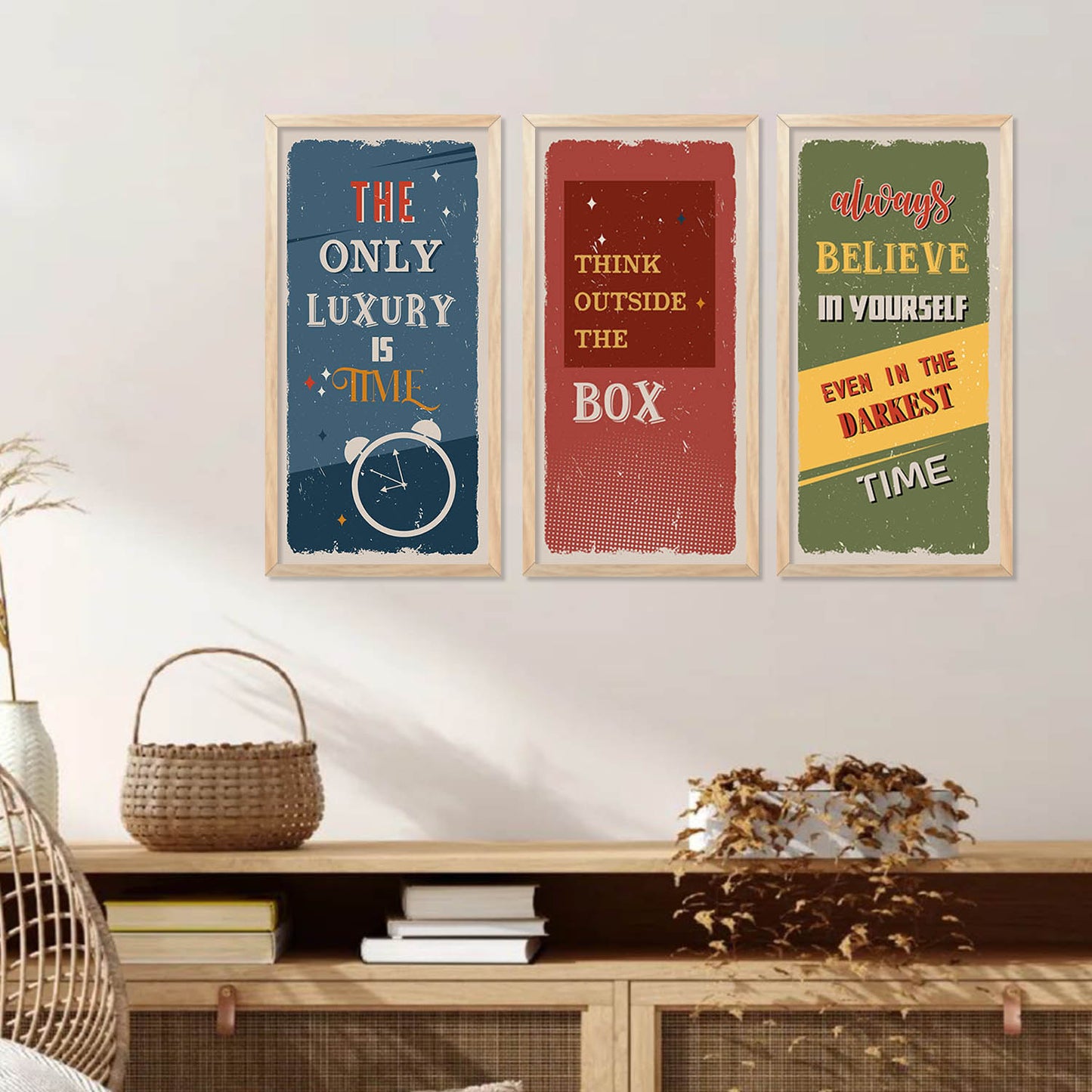 Motivational Art Home Décor Living Room , Decorative Wall Prints