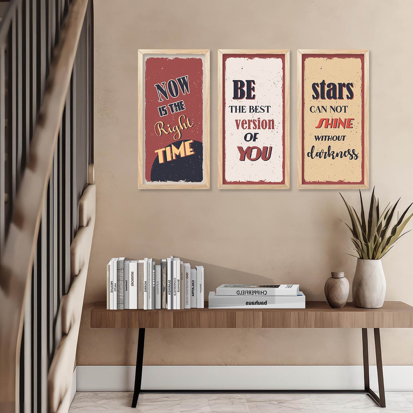 Motivational Art Home Décor Living Room , Decorative Wall Prints