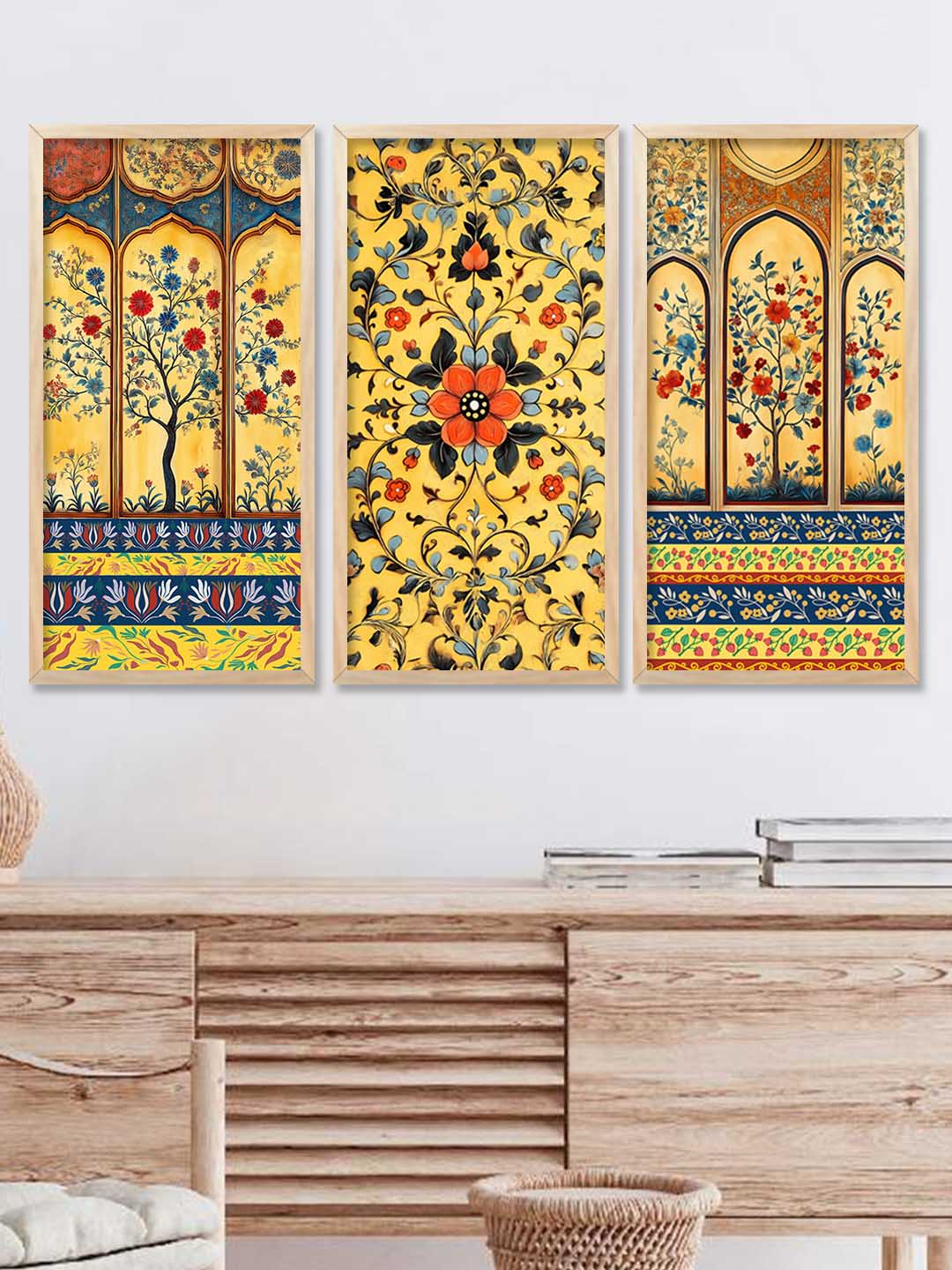 Floral Wall Print For Living Room Wall Decor