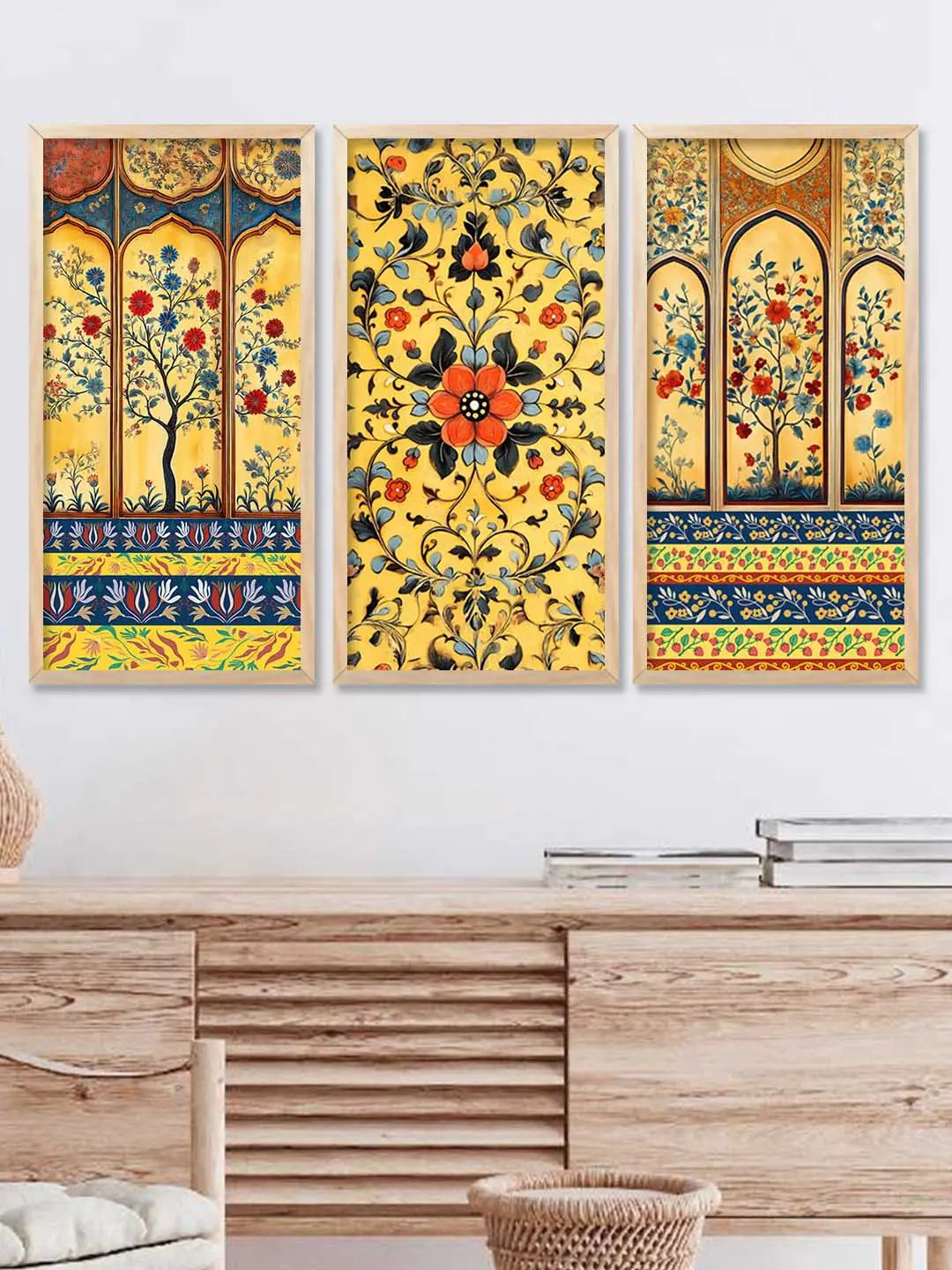 Floral Wall Print For Living Room Wall Decor