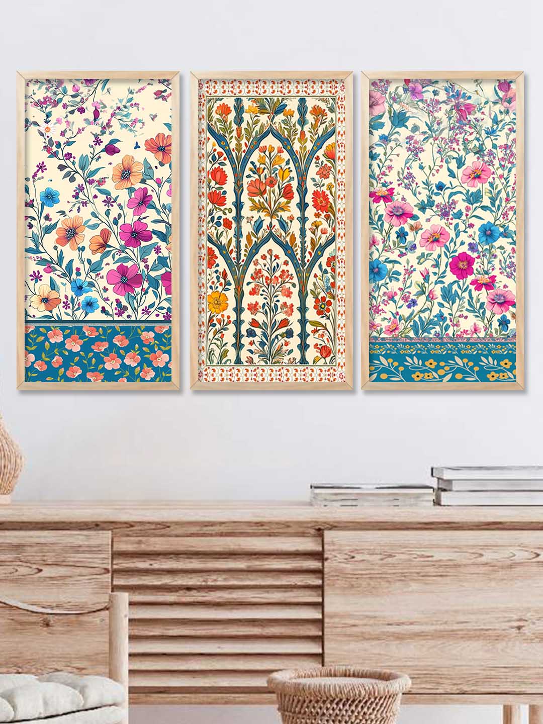 Floral Wall Print For Living Room Wall Decor