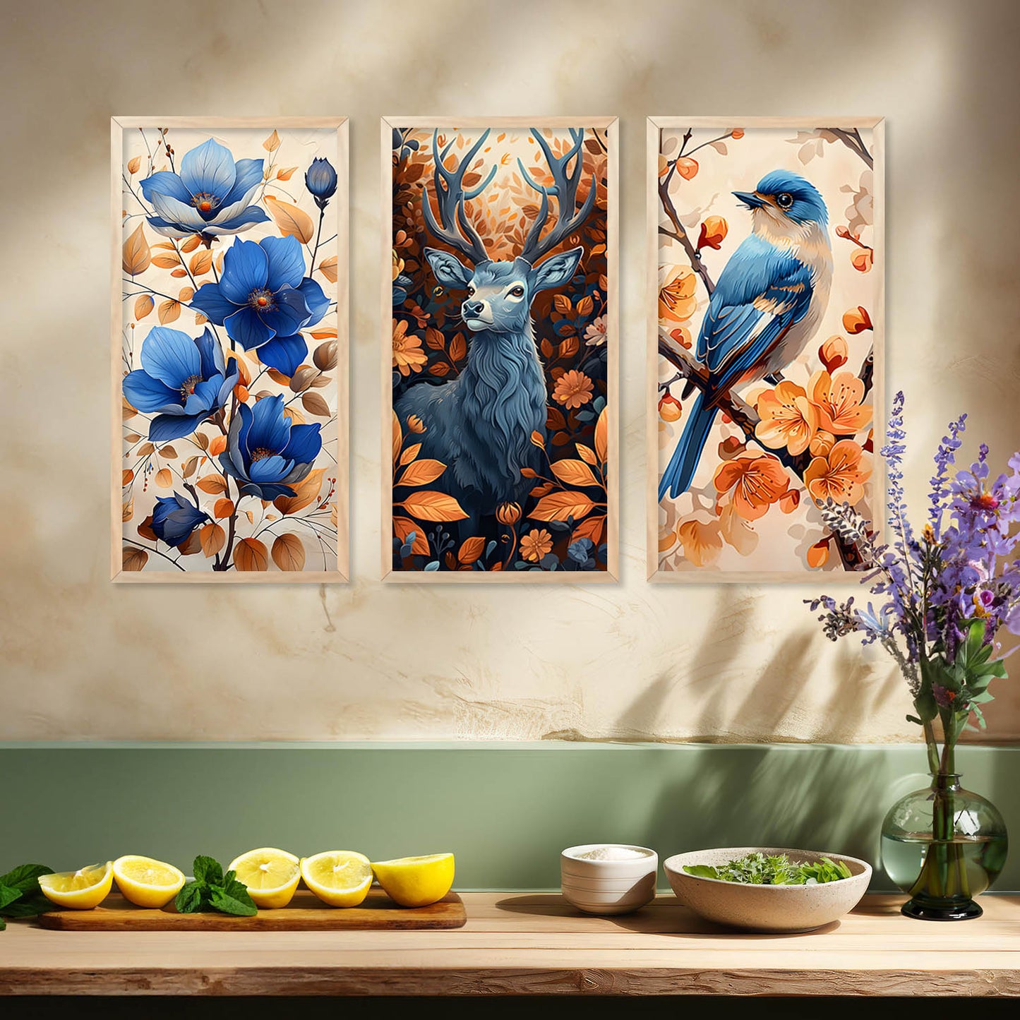 Floral Wall Art Framed Prints, Decorative Wall Art