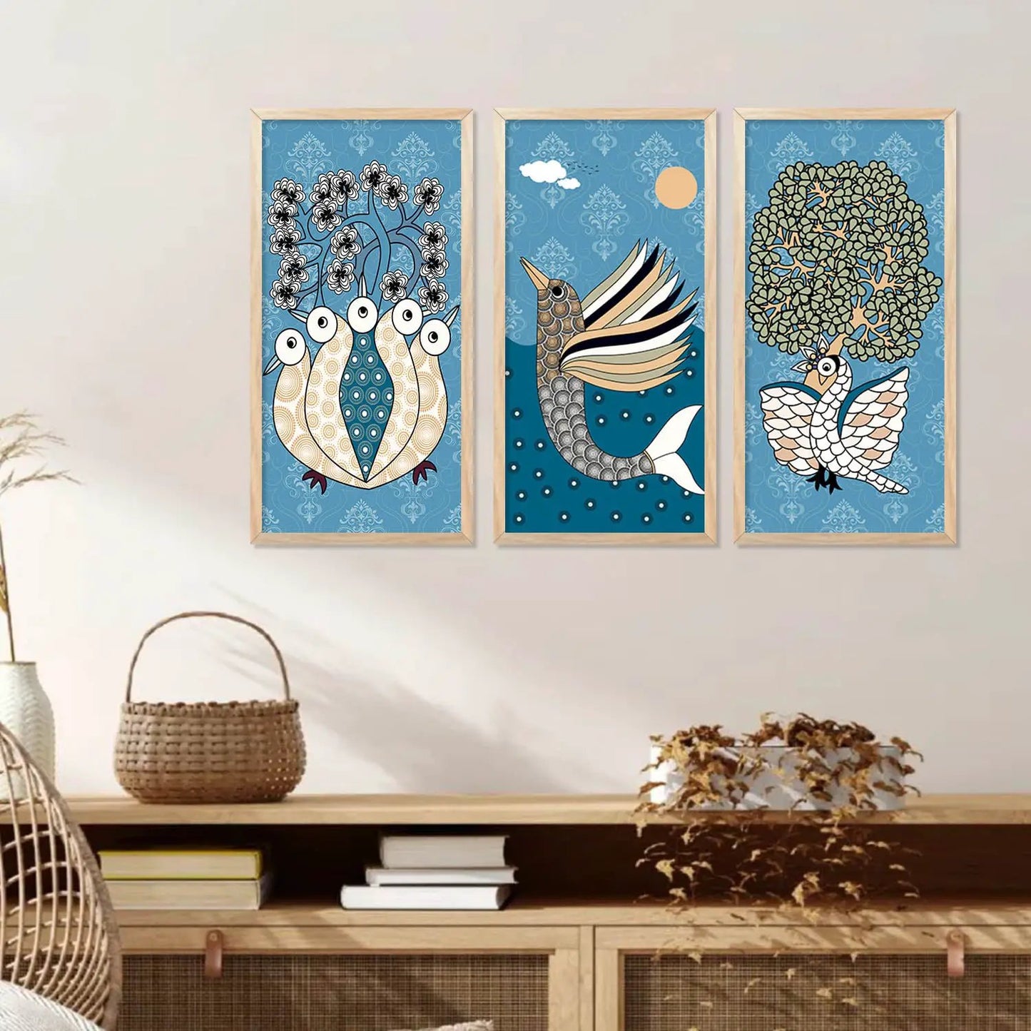 Gond Wall Art Framed Prints, Decorative Wall Art