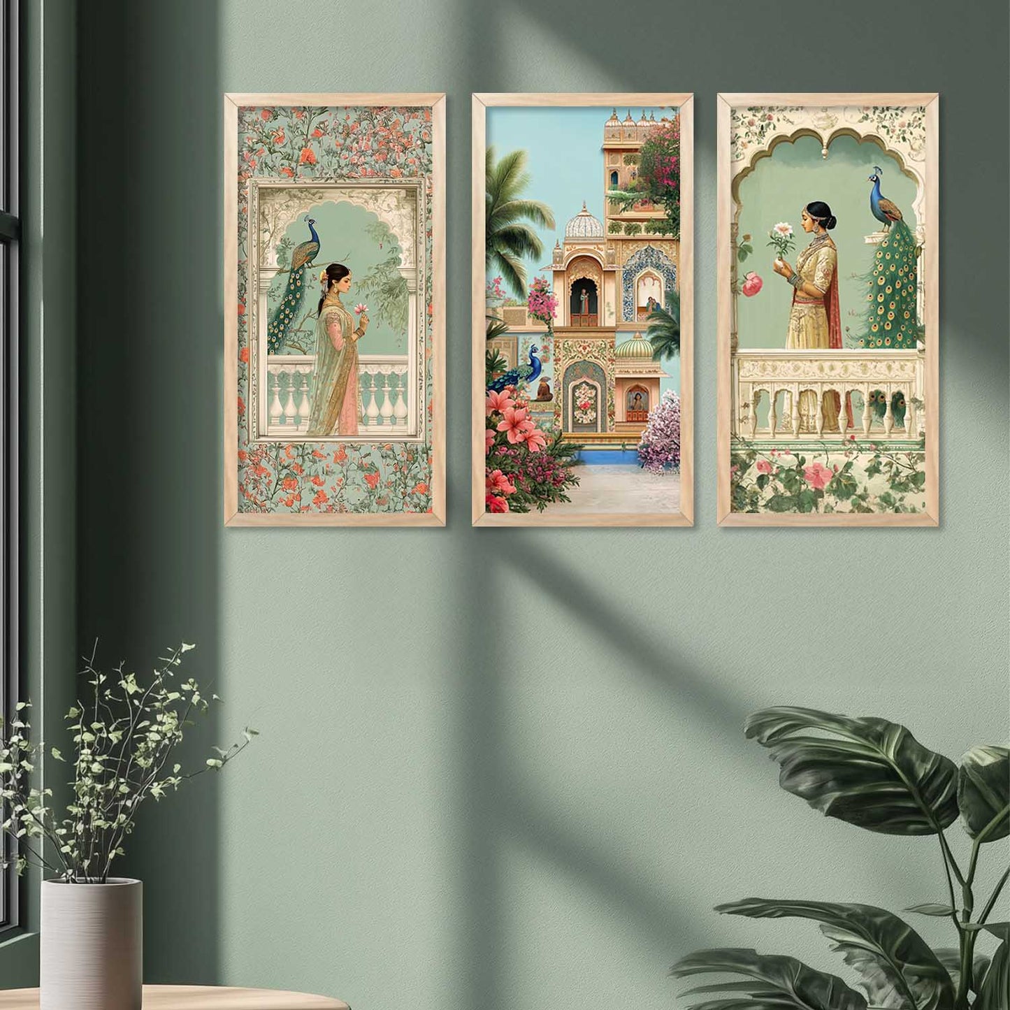 Madhubani Wall Print For Living Room Wall Decor