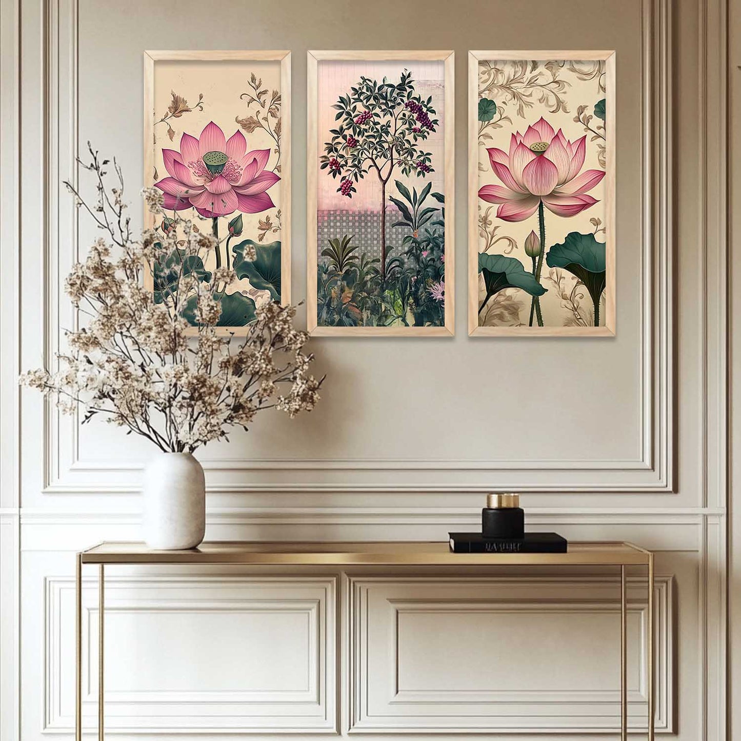 Floral Wall Print For Living Room Wall Decor
