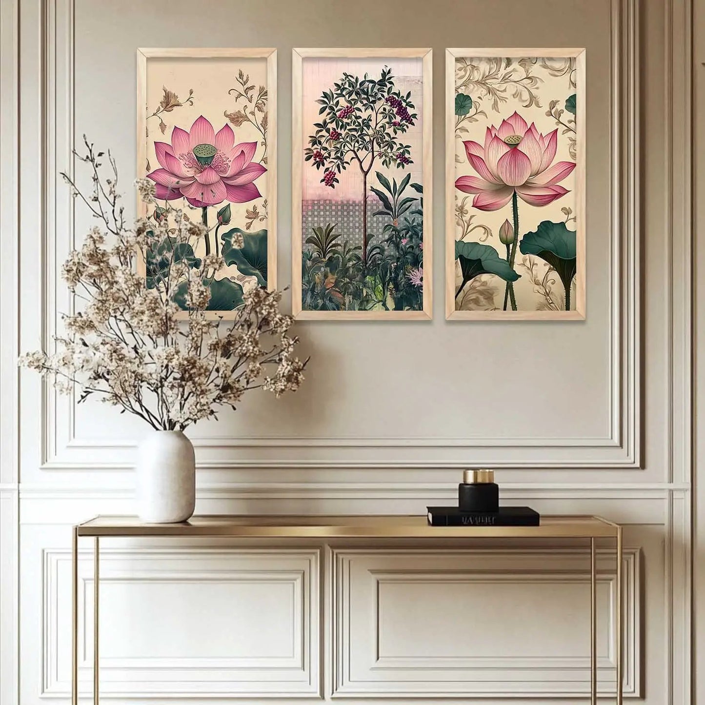 Floral Wall Print For Living Room Wall Decor