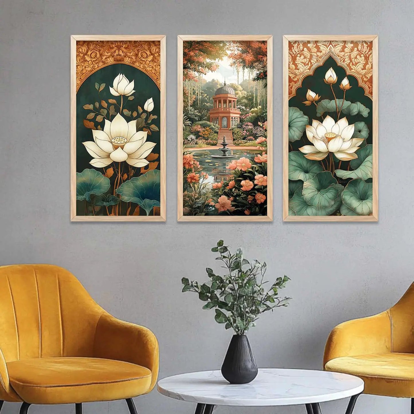 Floral Wall Print For Living Room Wall Decor