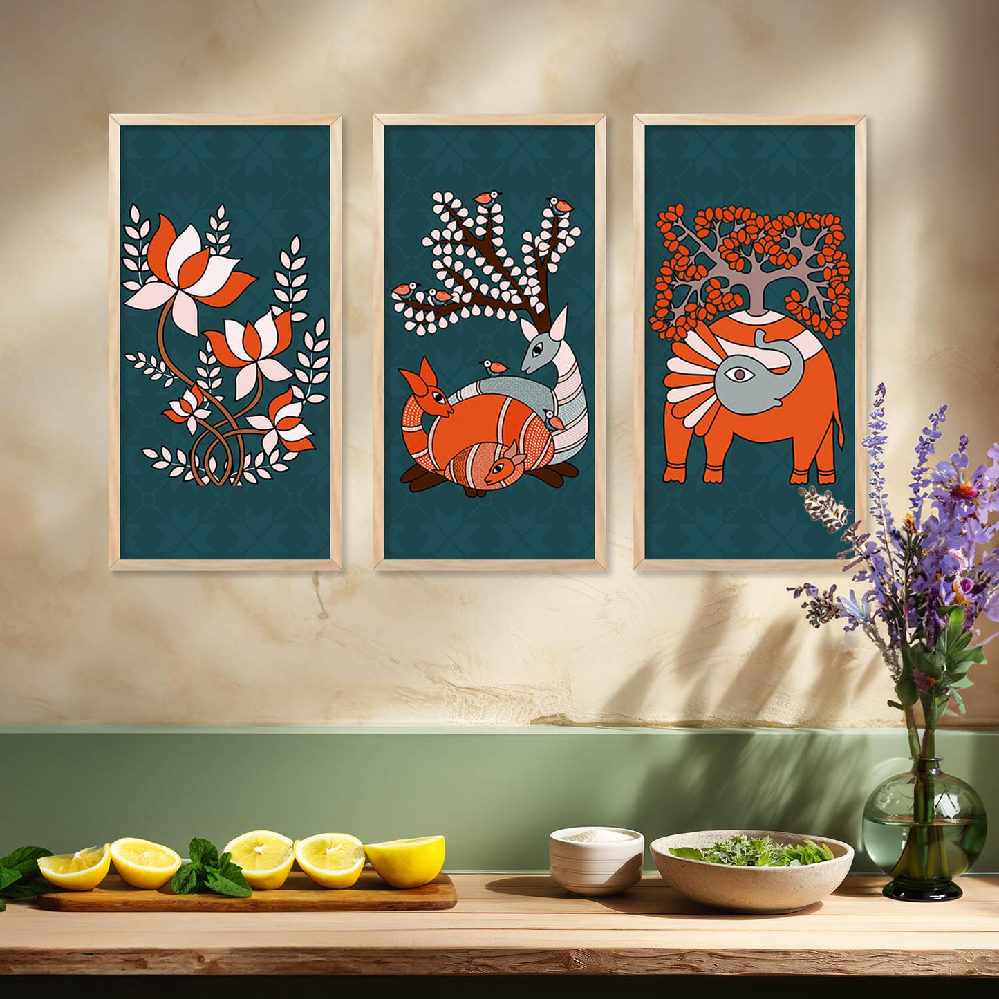 Gond Wall Art Framed Prints, Decorative Wall Art